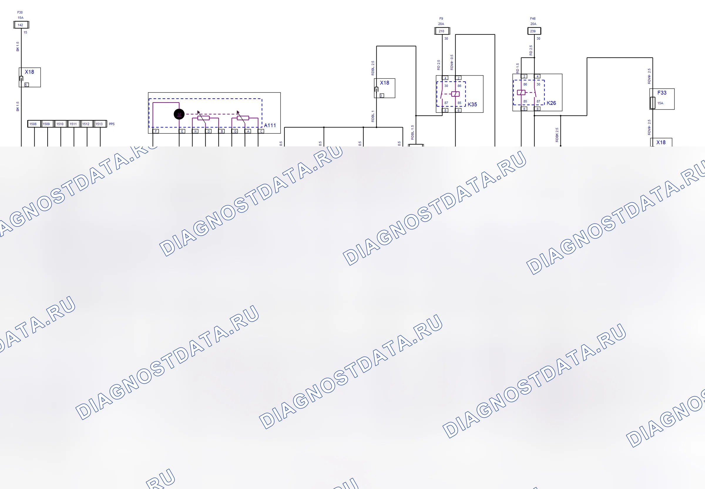 Engine System — Multec — wiring diagram (2006) — Multec — wiring diagram (2006), Diagram 1 of 2. Opel Combo C (2002-2011)