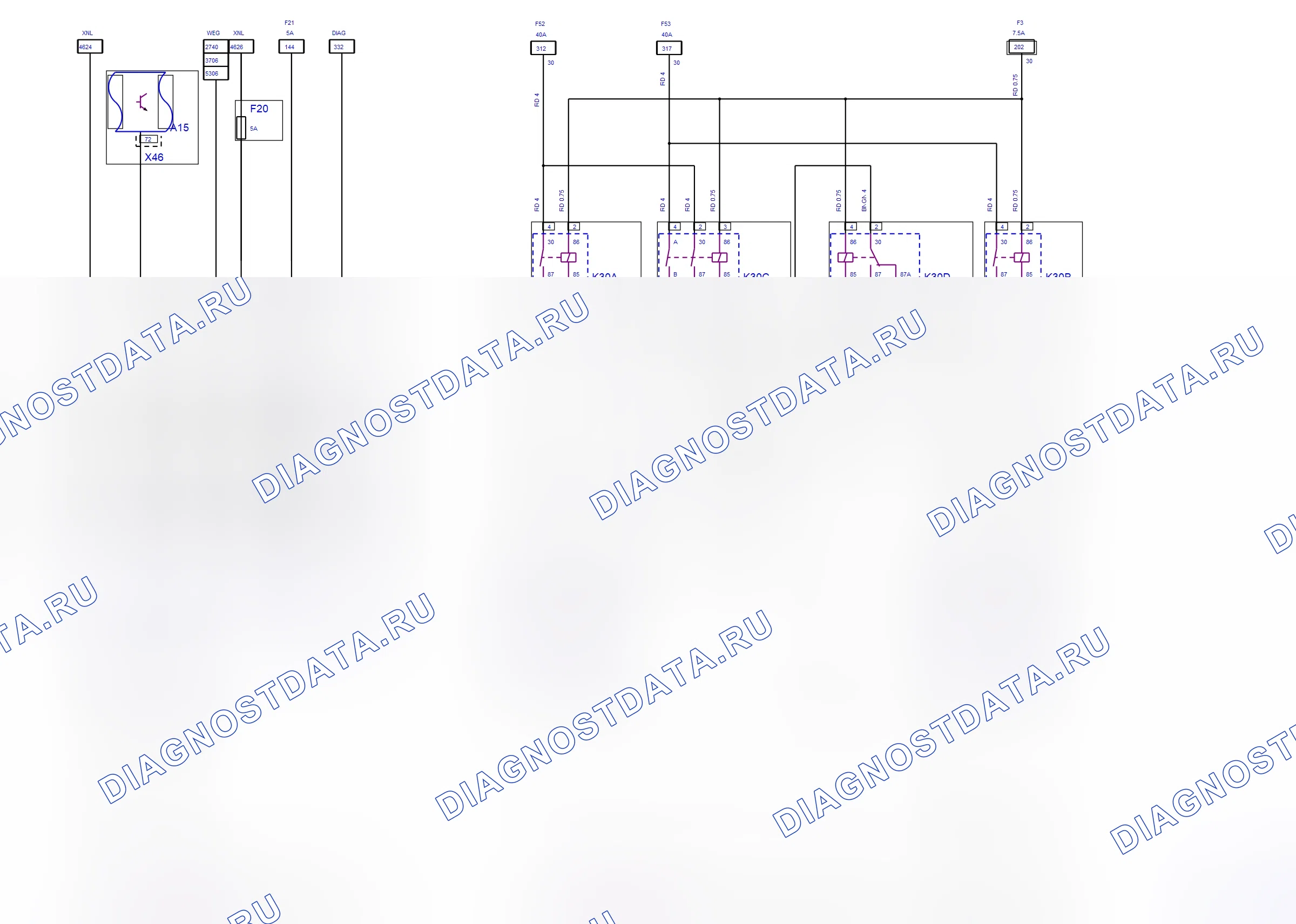 Engine System — Engine Cooling — wiring diagram (Z 13 DT, 2006) — Engine Cooling — wiring diagram (Z 13 DT, 2006). Opel Combo C (2002-2011)