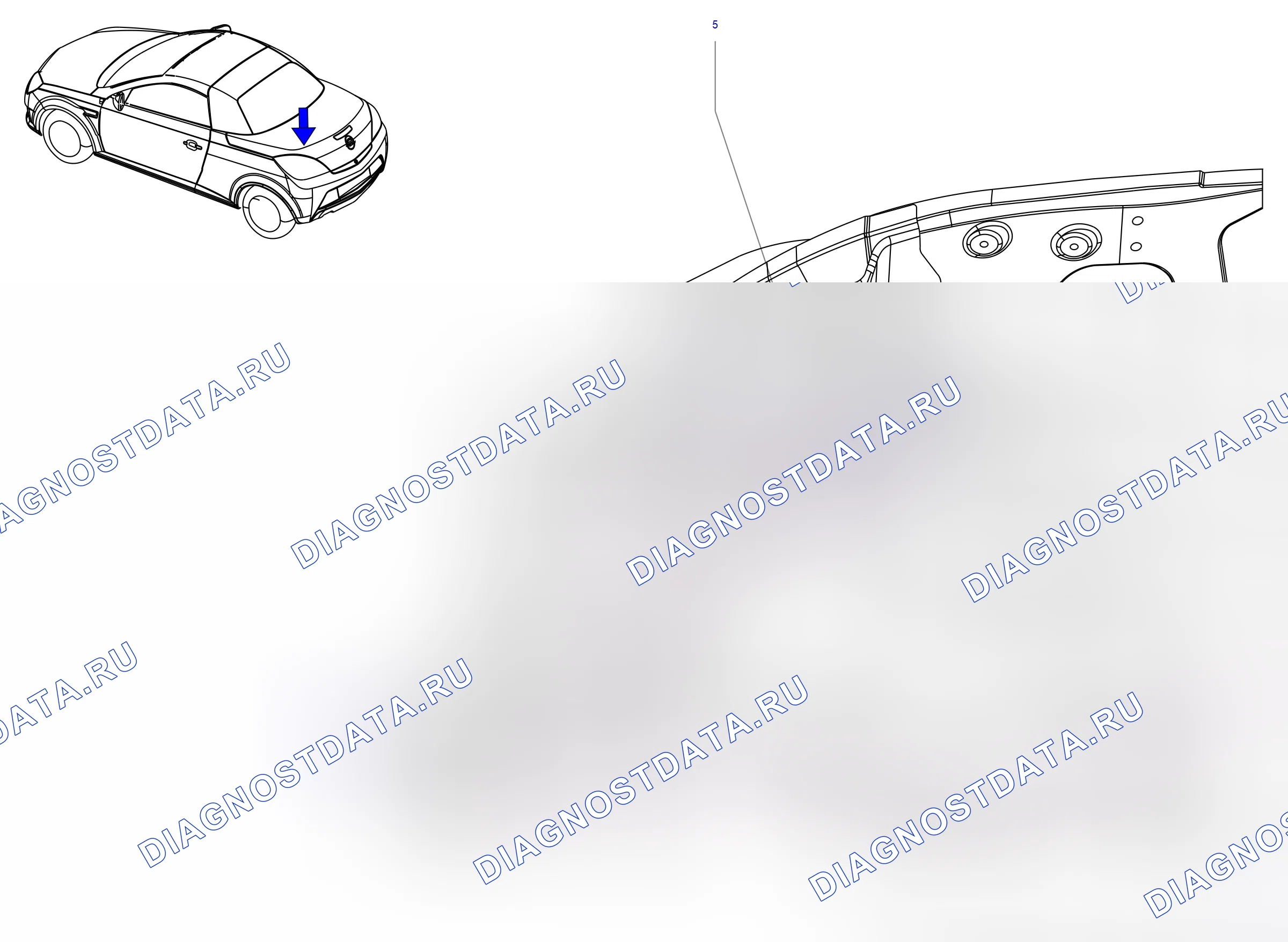Ground points — Ground points: Body, rear, left  Tigra (P10035) — Ground points: Body, rear, left  Tigra (P10035). Opel Combo C (2002-2011)