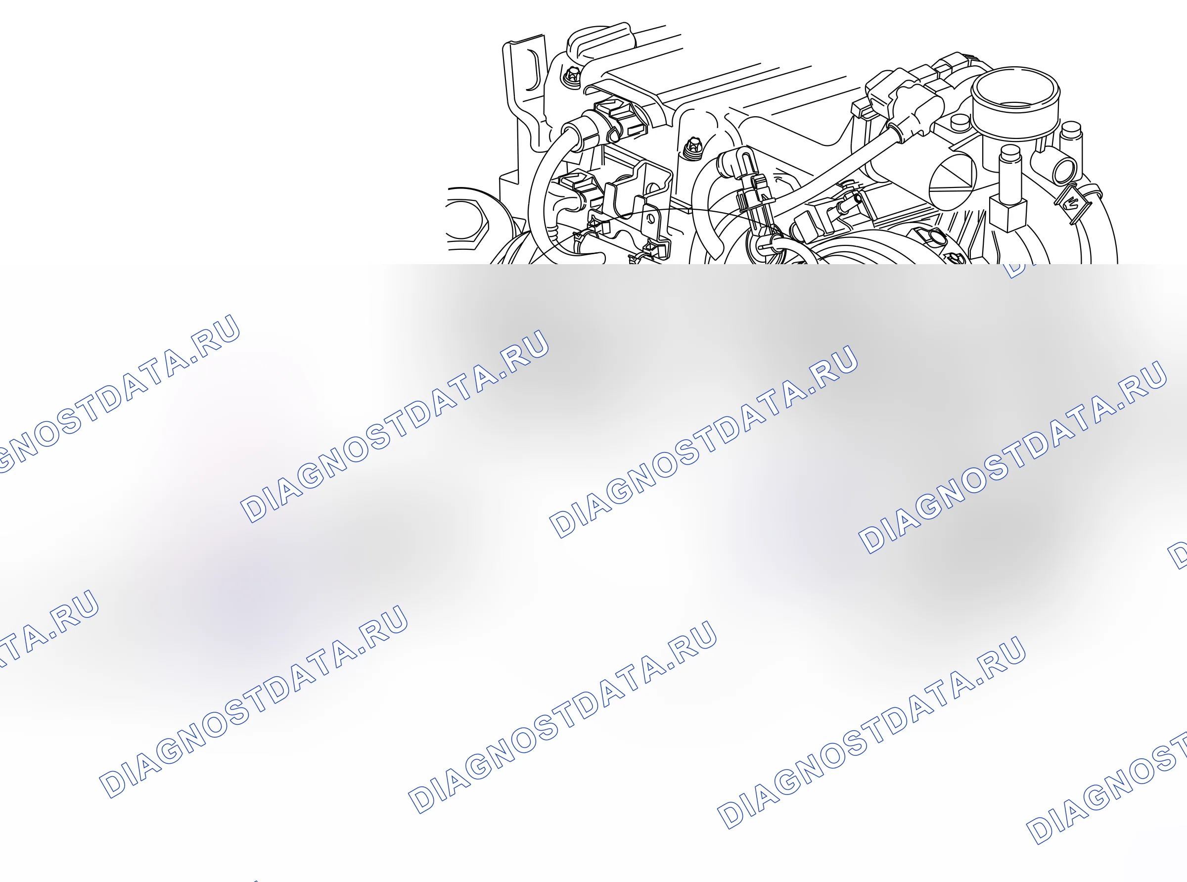 Ground points — Ground points: Engine  Engine Z14XEP (P11691) — Ground points: Engine  Engine Z14XEP (P11691). Opel Combo C (2002-2011)