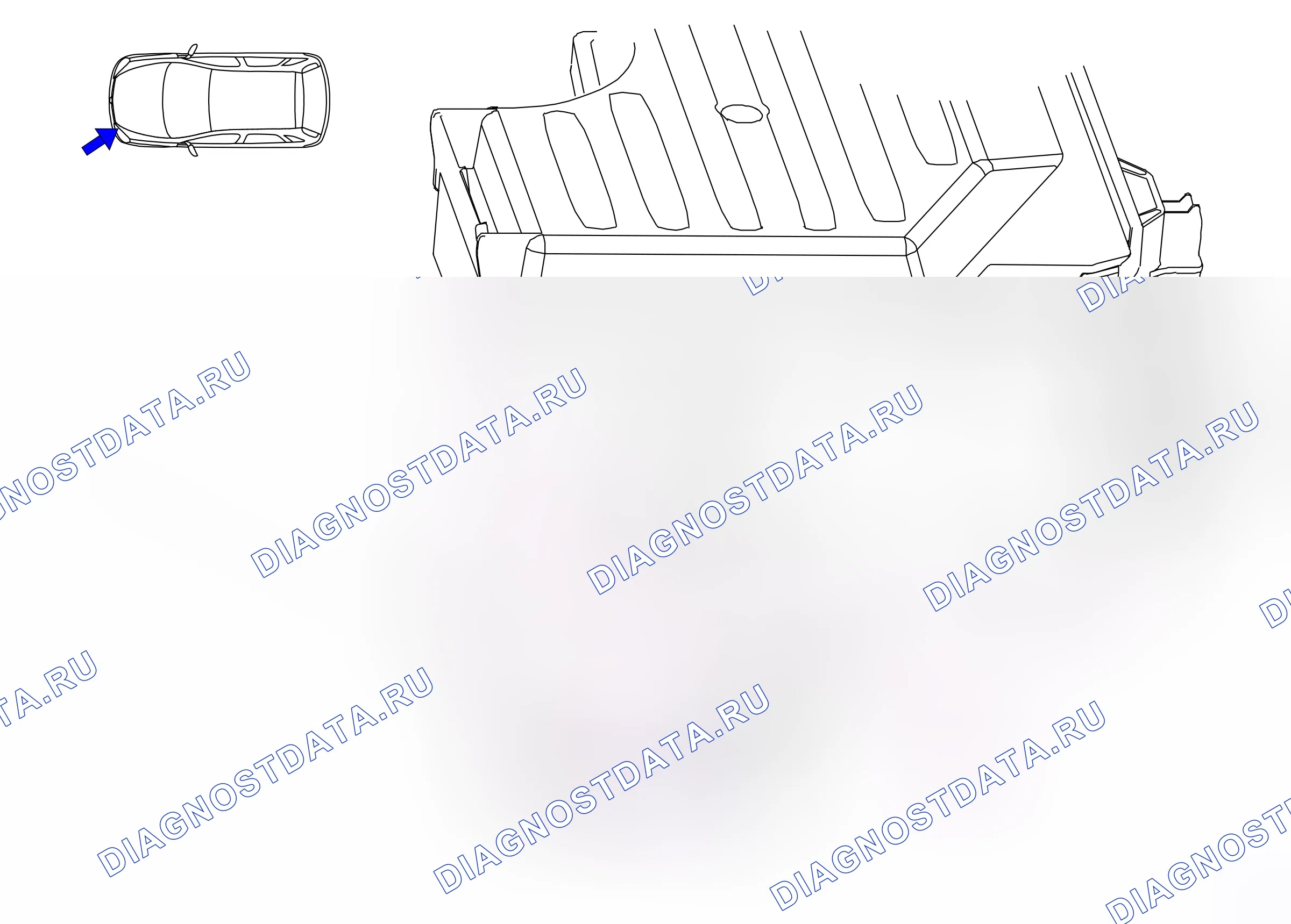 Ground points — Ground points: Chassis (P6013) — Ground points: Chassis (P6013). Opel Combo C (2002-2011)