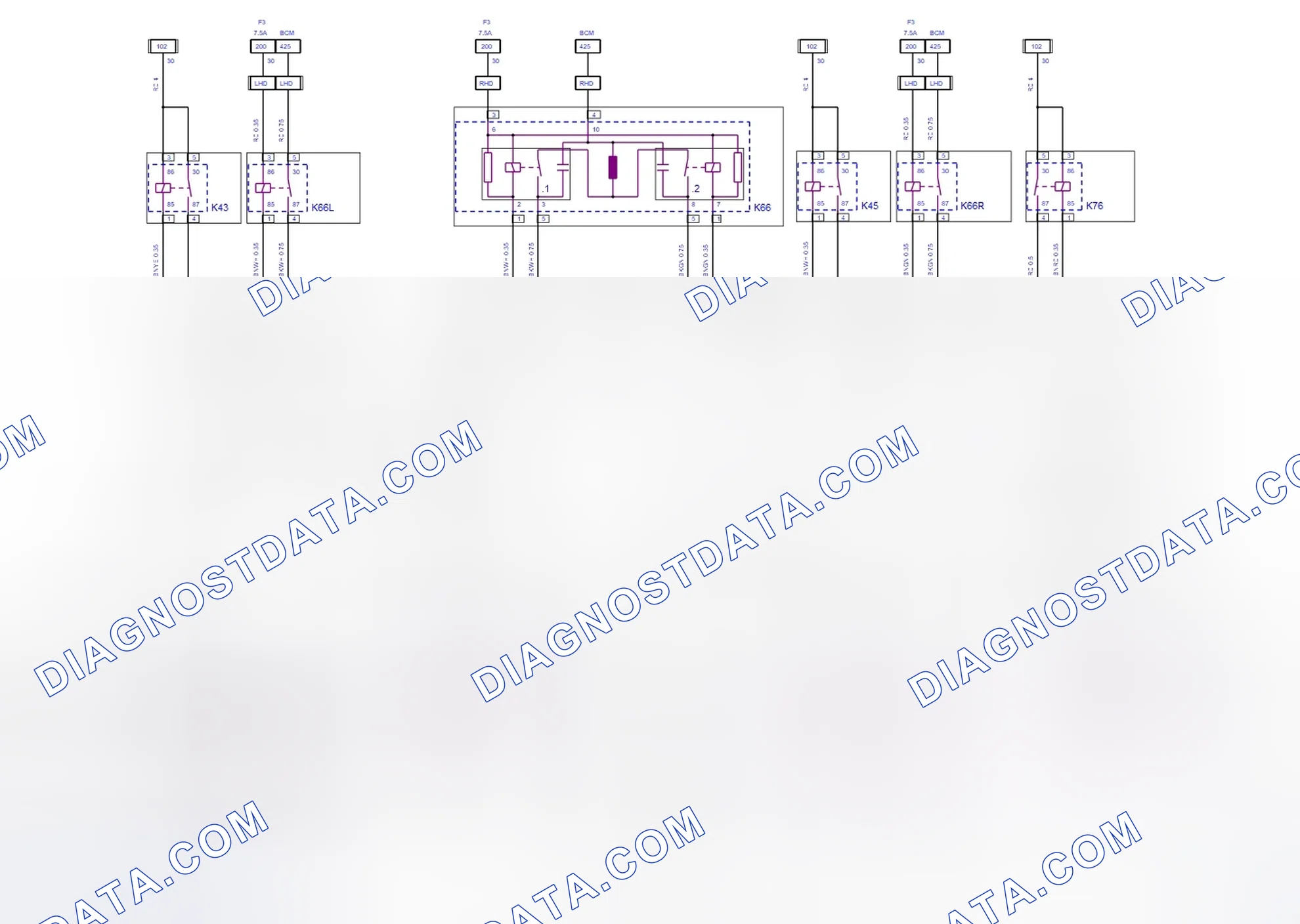 Systém karosérie — Vnější osvětlení (2009-2011) — Vnější osvětlení (2009-2011), Diagram 2 of 6. Opel Combo C (2002-2011)