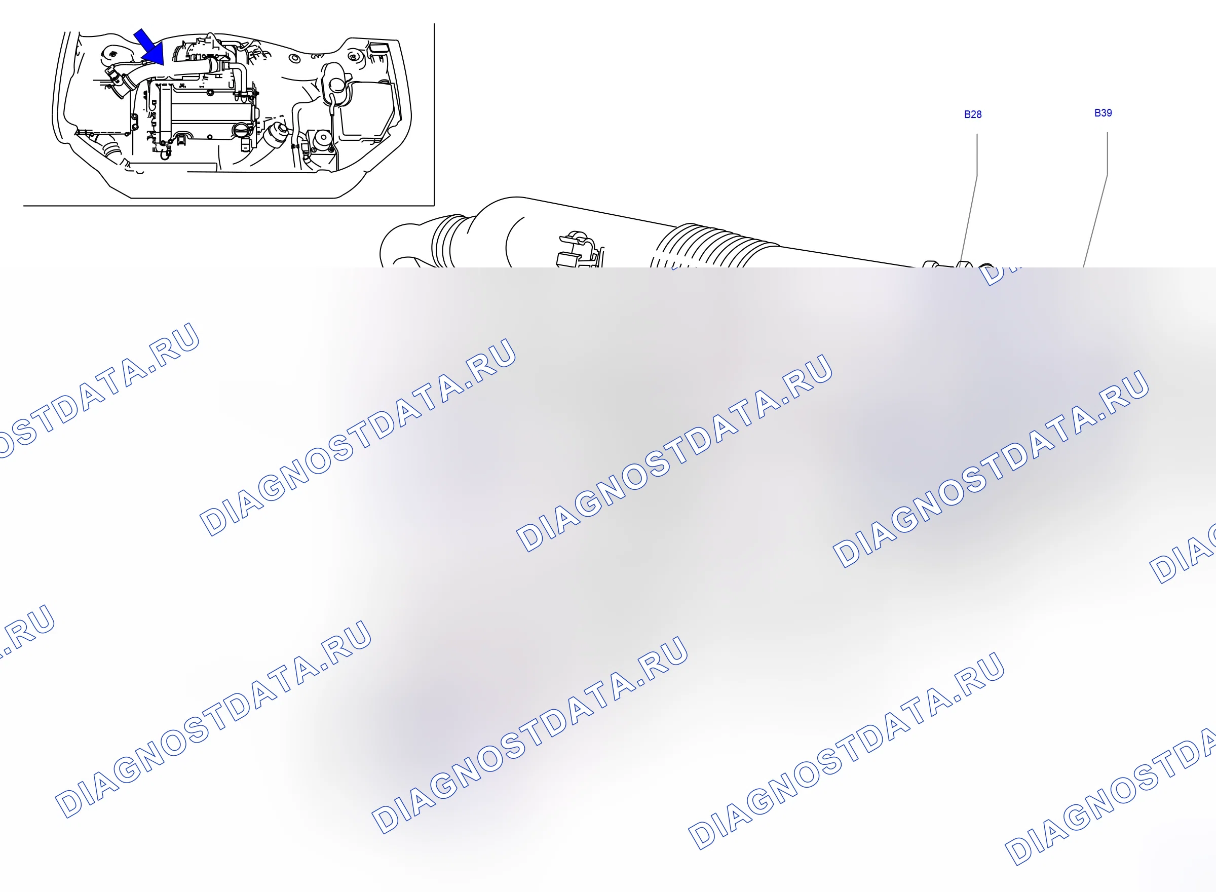 Component locations — Component locations: Power train - Engine, intake side  Engine Z10XEP  Engine Z14XEP (P8935) — Component locations: Power train - Engine, intake side  Engine Z10XEP  Engine Z14XEP (P8935). Opel Corsa C (2001-2011)