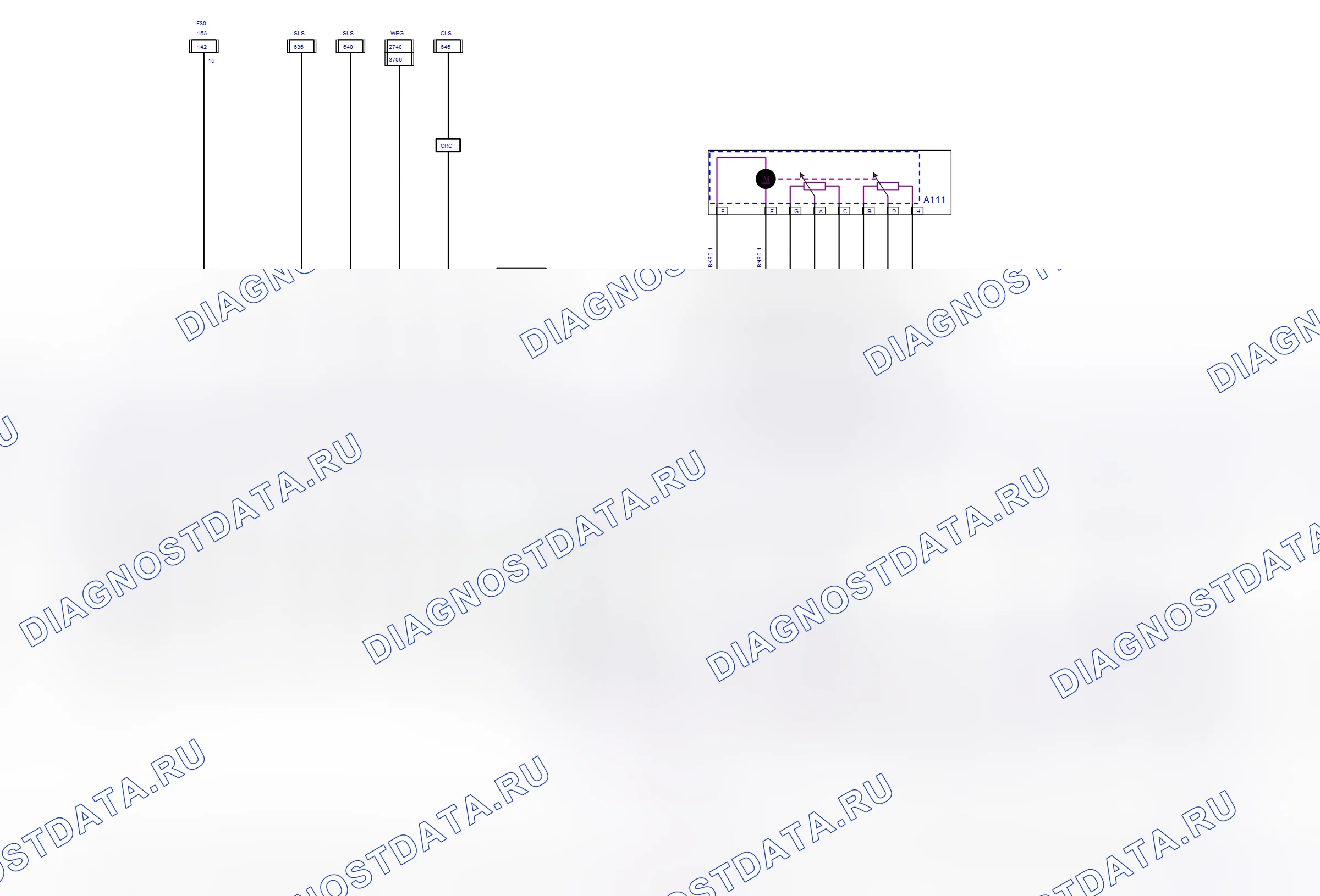 Engine System — Multec — wiring diagram (2006) — Multec — wiring diagram (2006), Diagram 2 of 3. Opel Corsa C (2001-2011)