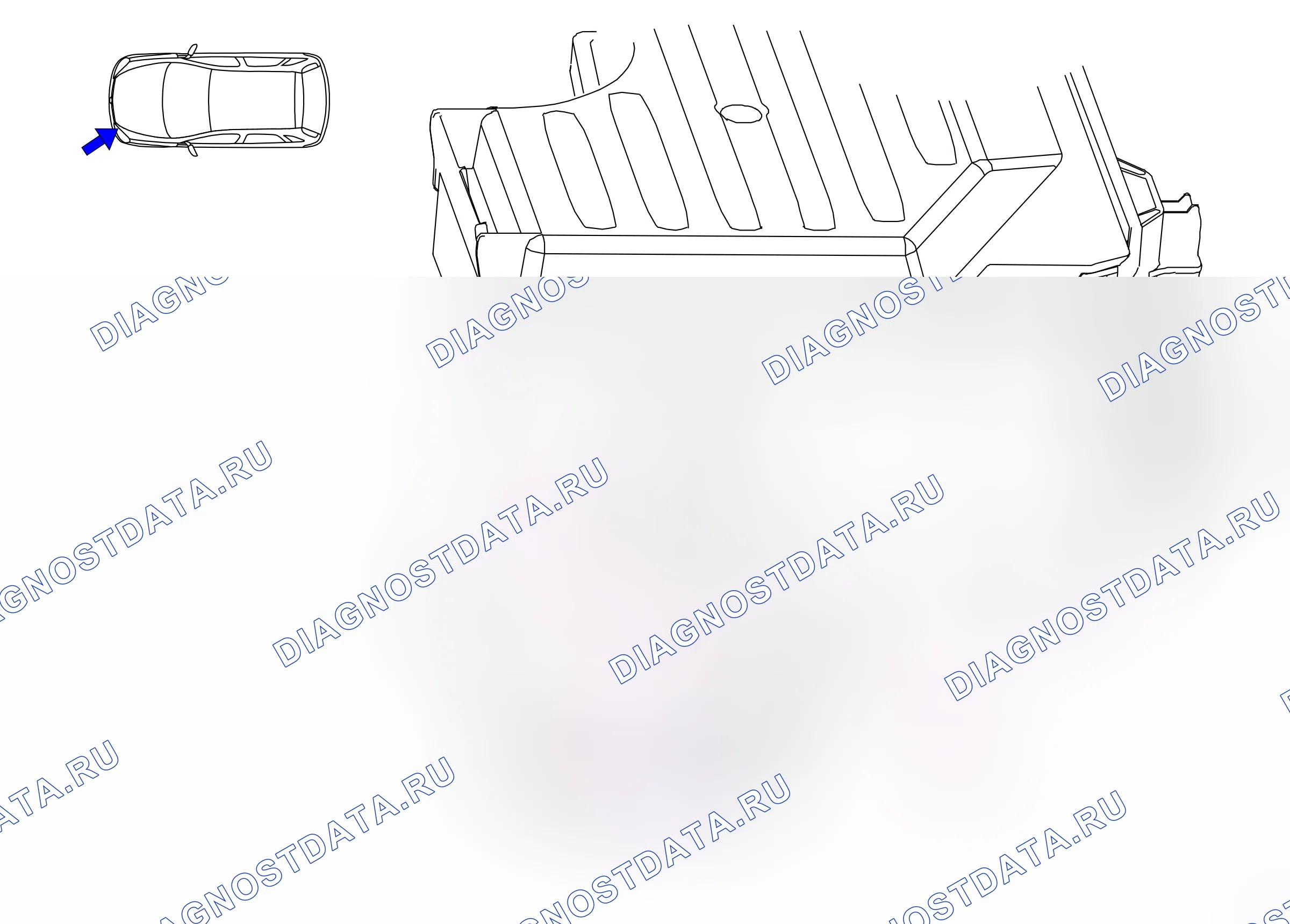 Ground points — Ground points: Chassis (P6013) — Ground points: Chassis (P6013). Opel Corsa C (2001-2011)