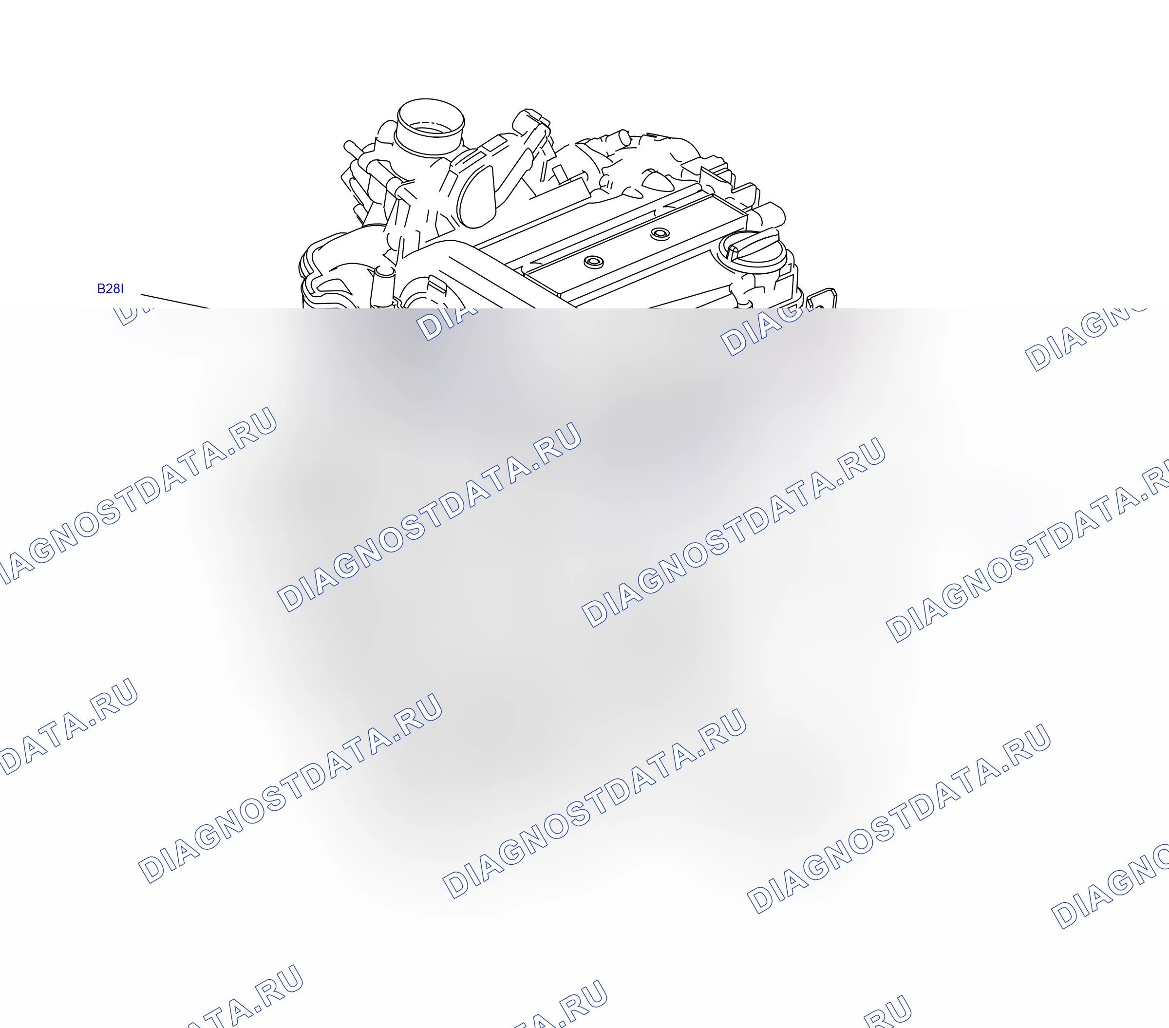 Component locations — Component locations: Power train - Engine, exhaust side  Engine A10XEP (P82017) — Component locations: Power train - Engine, exhaust side  Engine A10XEP (P82017). Opel Corsa D (2007-2011)