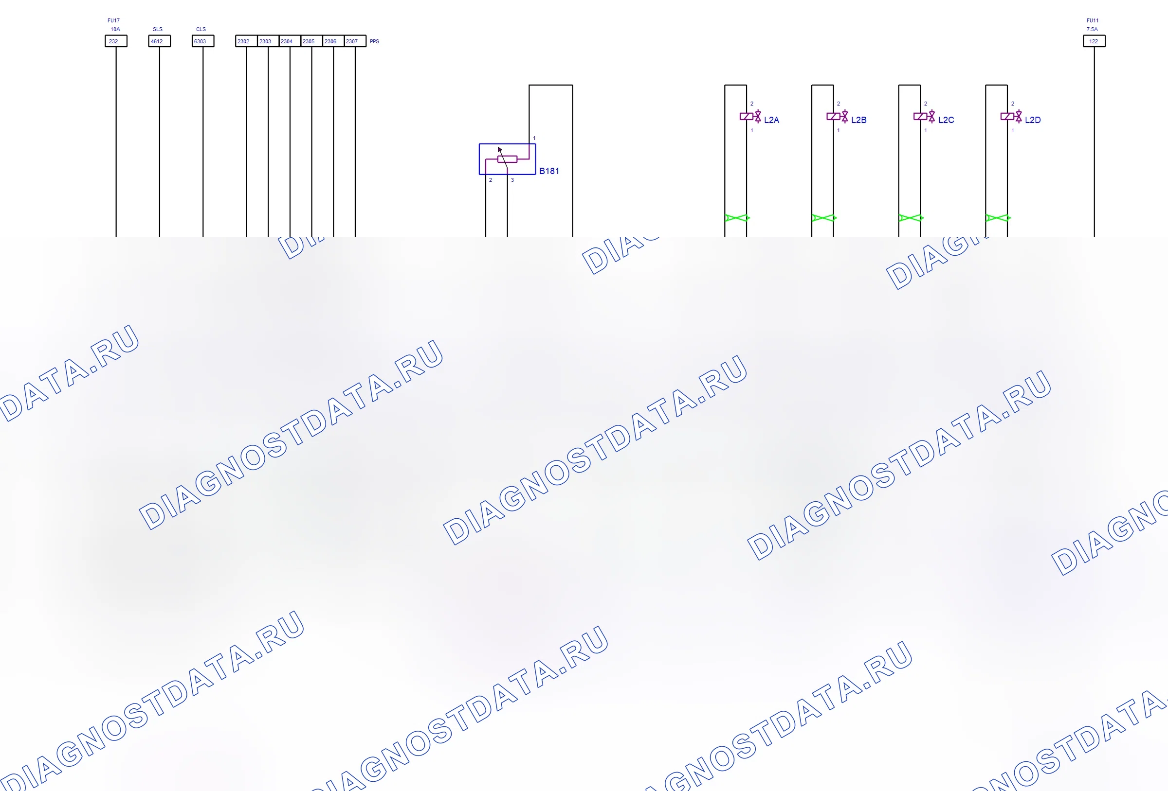 Engine System — Diesel — wiring diagram (2010-2011) — Diesel — wiring diagram (2010-2011). Opel Corsa D (2007-2011)
