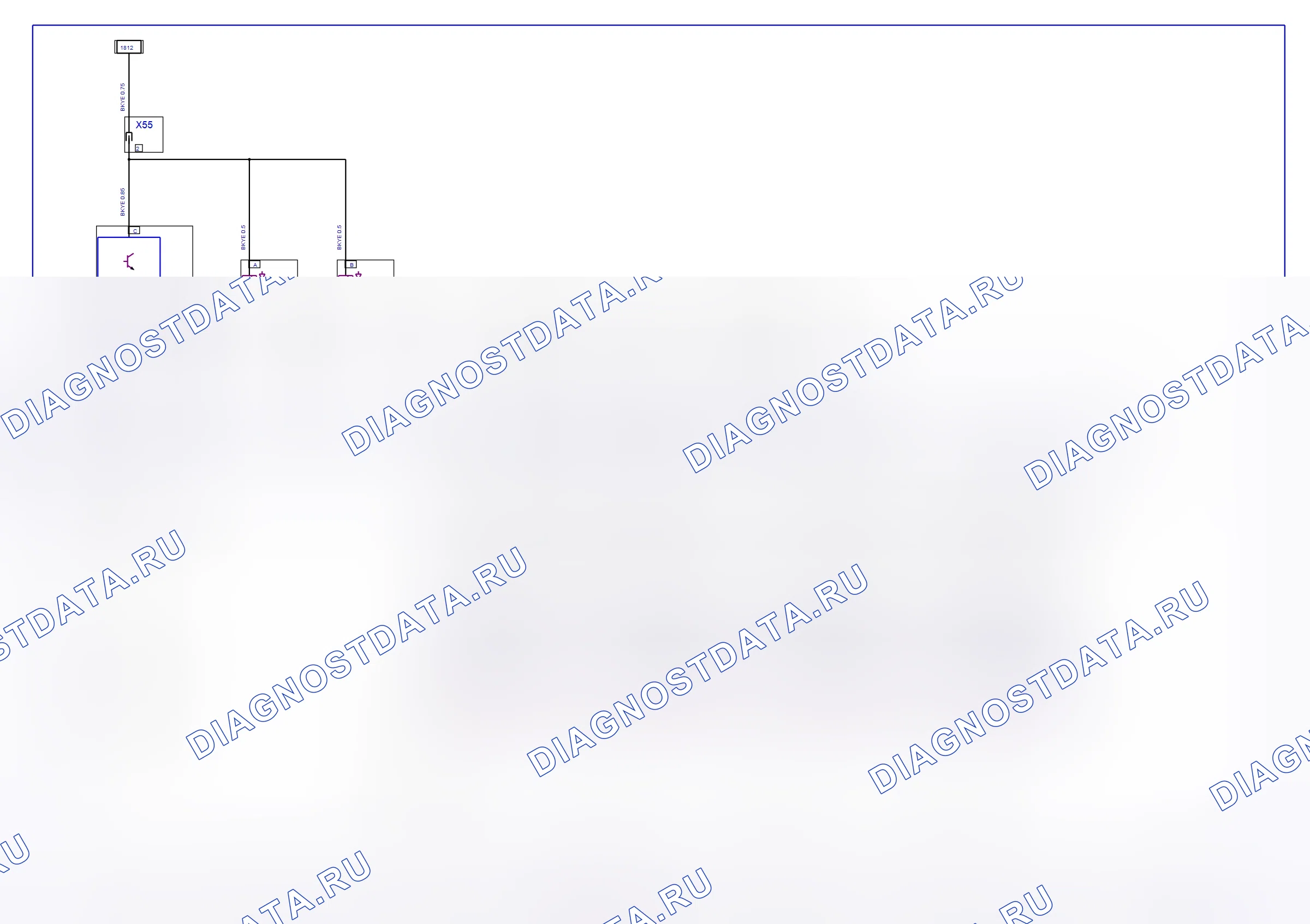 Engine System — Multec — wiring diagram (6VD1, 2001) — Multec — wiring diagram (6VD1, 2001), Diagram 3 of 3. Opel Frontera B (1999-2005)