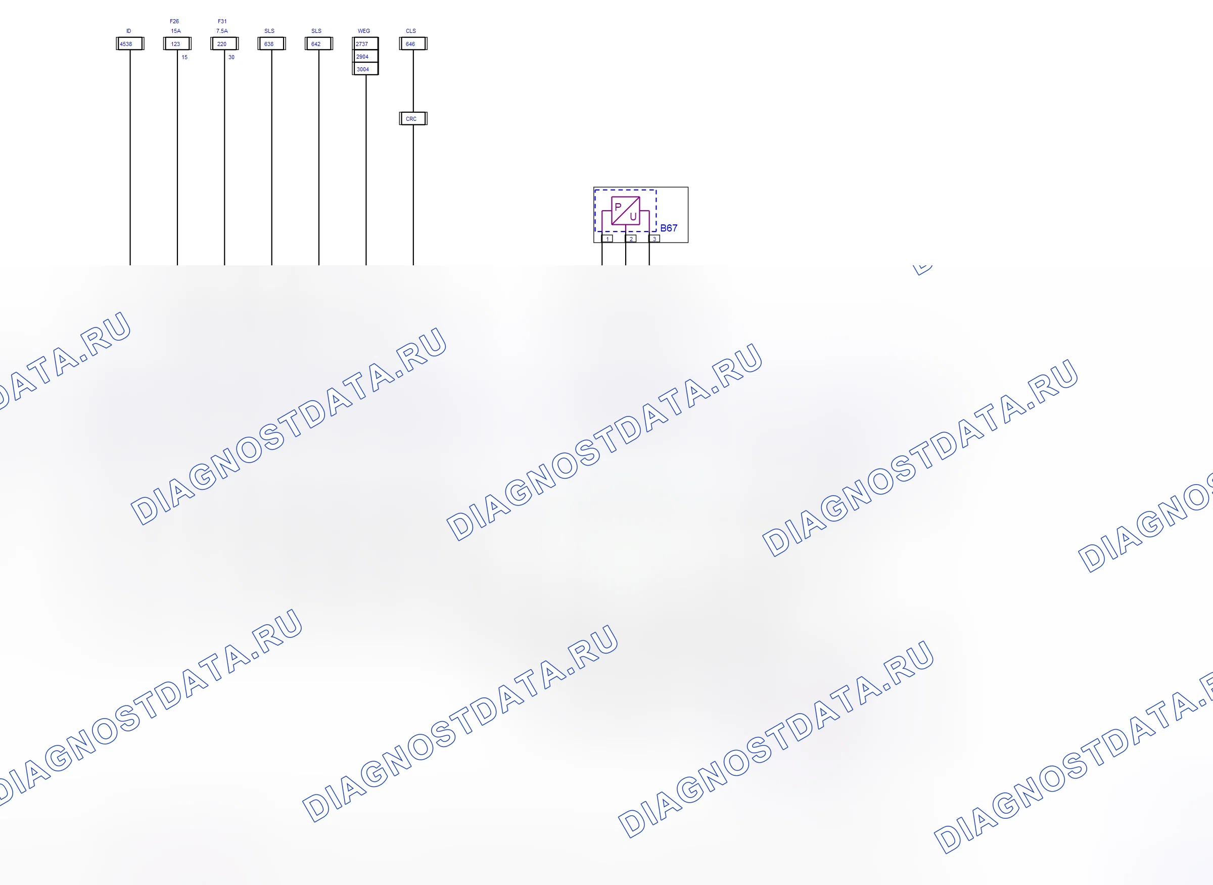 Engine System — Multec — wiring diagram (Z 16 XE, 2006) — Multec — wiring diagram (Z 16 XE, 2006), Diagram 2 of 2. Opel Meriva A (2003-2011)