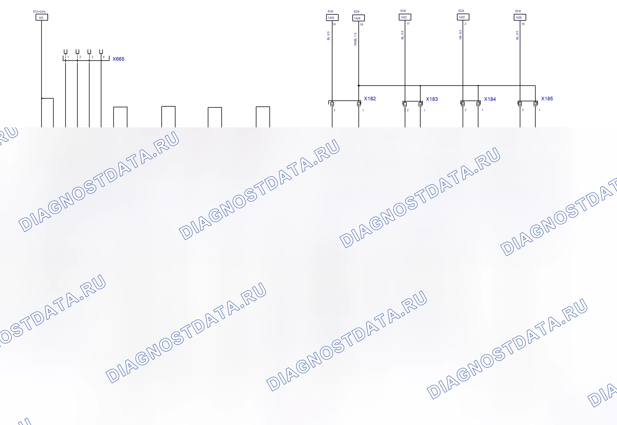 Engine System — Motronic — wiring diagram (2010) — Motronic — wiring diagram (2010). Opel Meriva A (2003-2011)