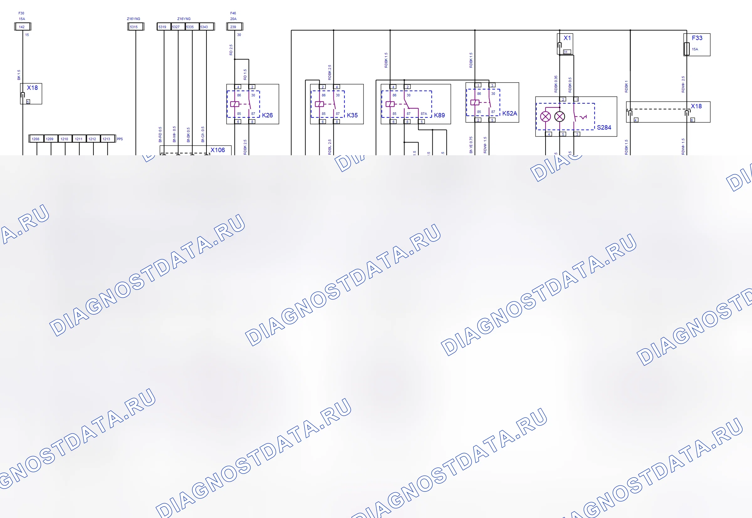 Engine System — Multec — wiring diagram (2009) — Multec — wiring diagram (2009), Diagram 1 of 3. Opel Tigra B (2004-2011)
