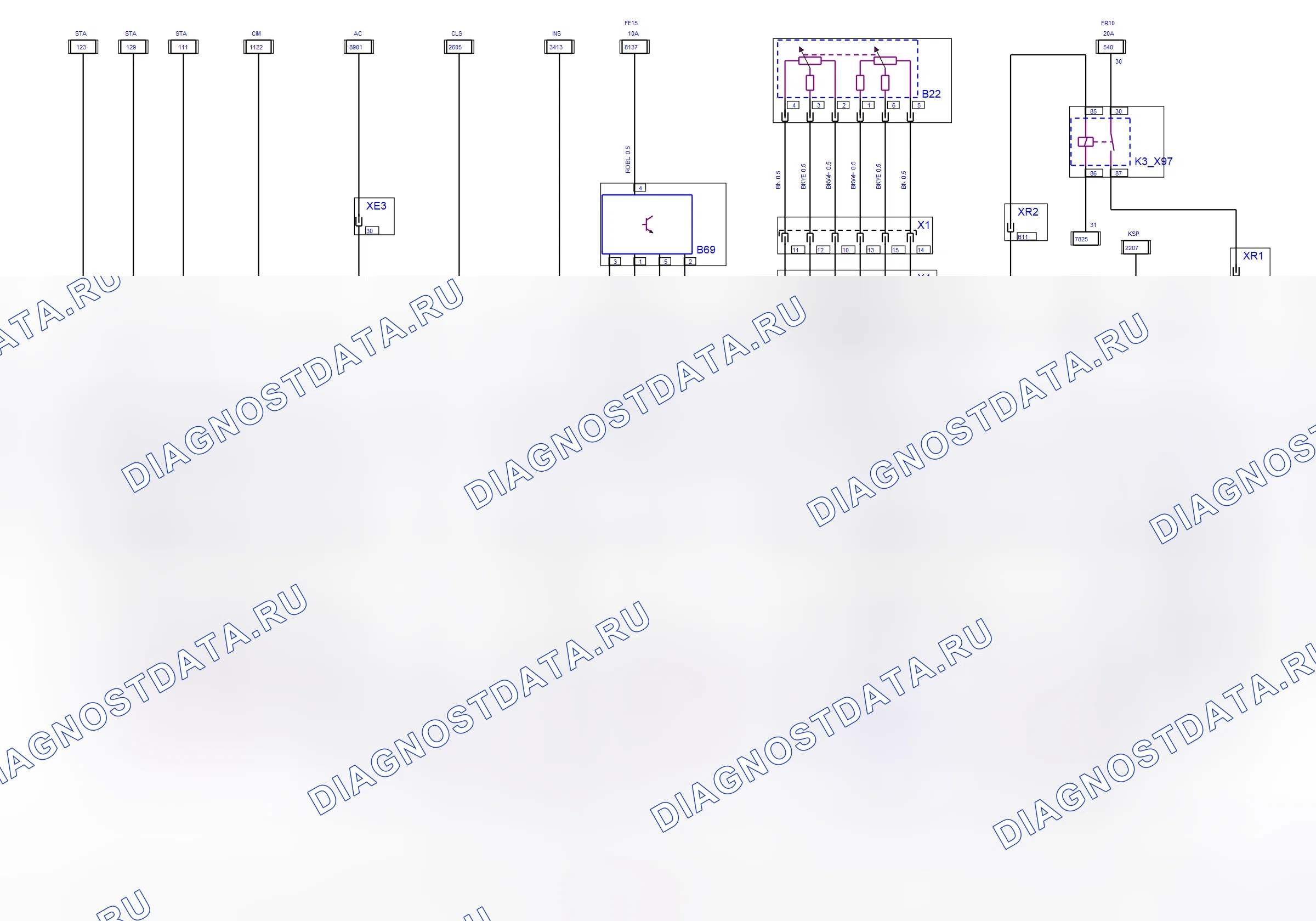 Engine System — Simtec — wiring diagram (Z 22 YH, 2008) — Simtec — wiring diagram (Z 22 YH, 2008), Diagram 2 of 2. Opel Vectra C (2002-2008)