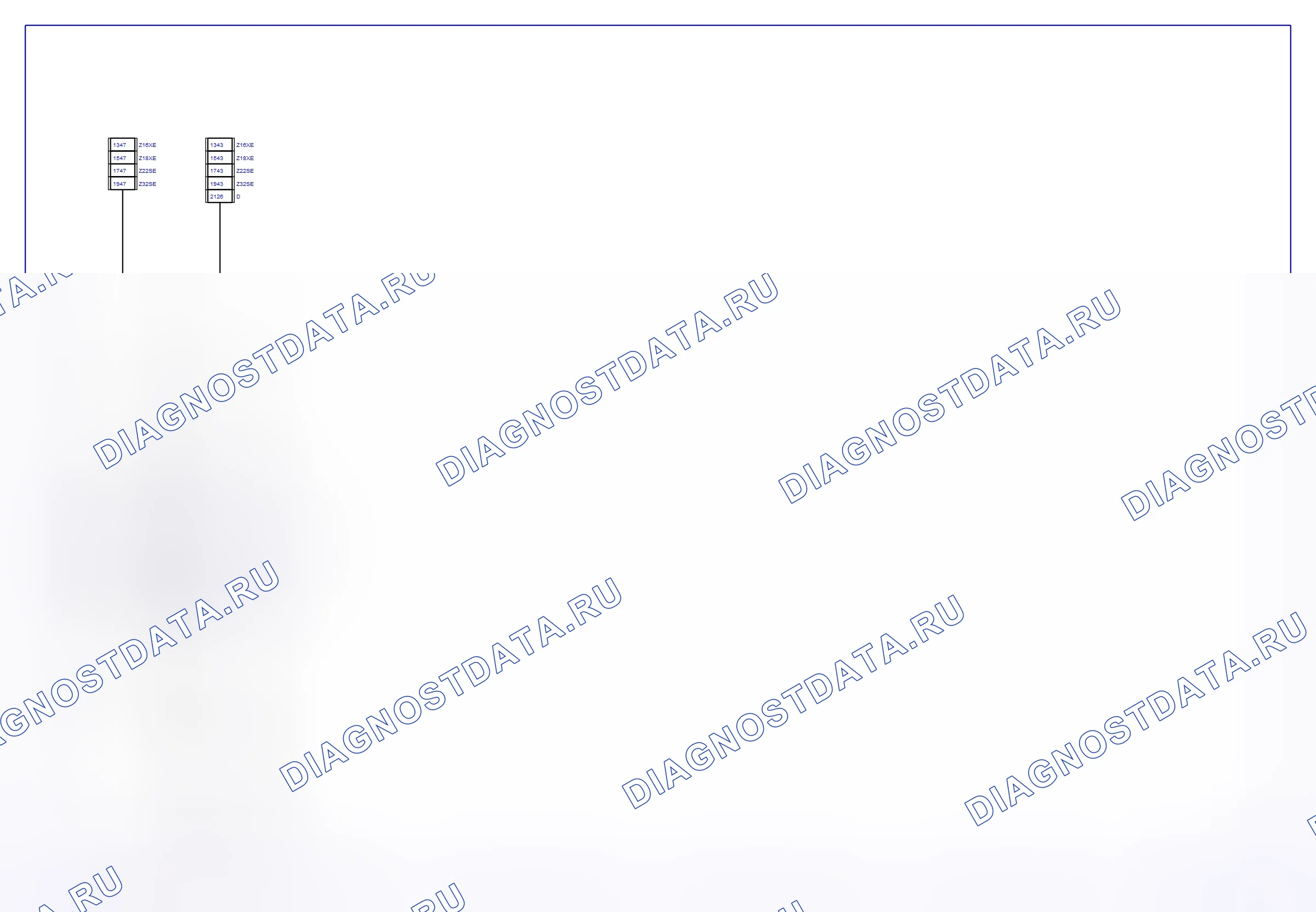 Engine System — Diesel — wiring diagram (2002) — Diesel — wiring diagram (2002). Opel Vectra C (2002-2008)