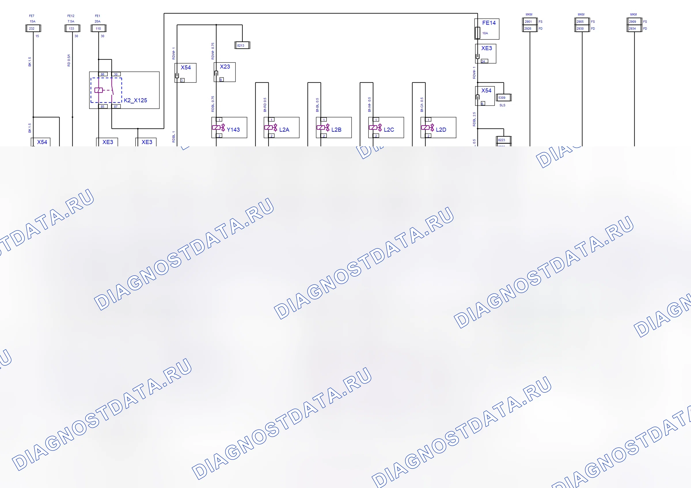 Engine System — Simtec — wiring diagram (Z 22 YH, 2008) — Simtec — wiring diagram (Z 22 YH, 2008), Diagram 1 of 2. Opel Vectra C (2002-2008)