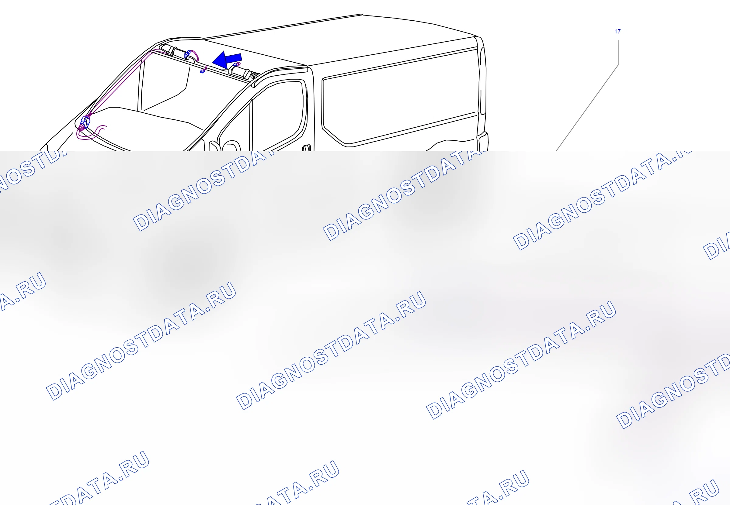Ground points — Ground points: A - pillar, left (P12169) — Ground points: A - pillar, left (P12169). Opel Vivaro A (2001-2011)