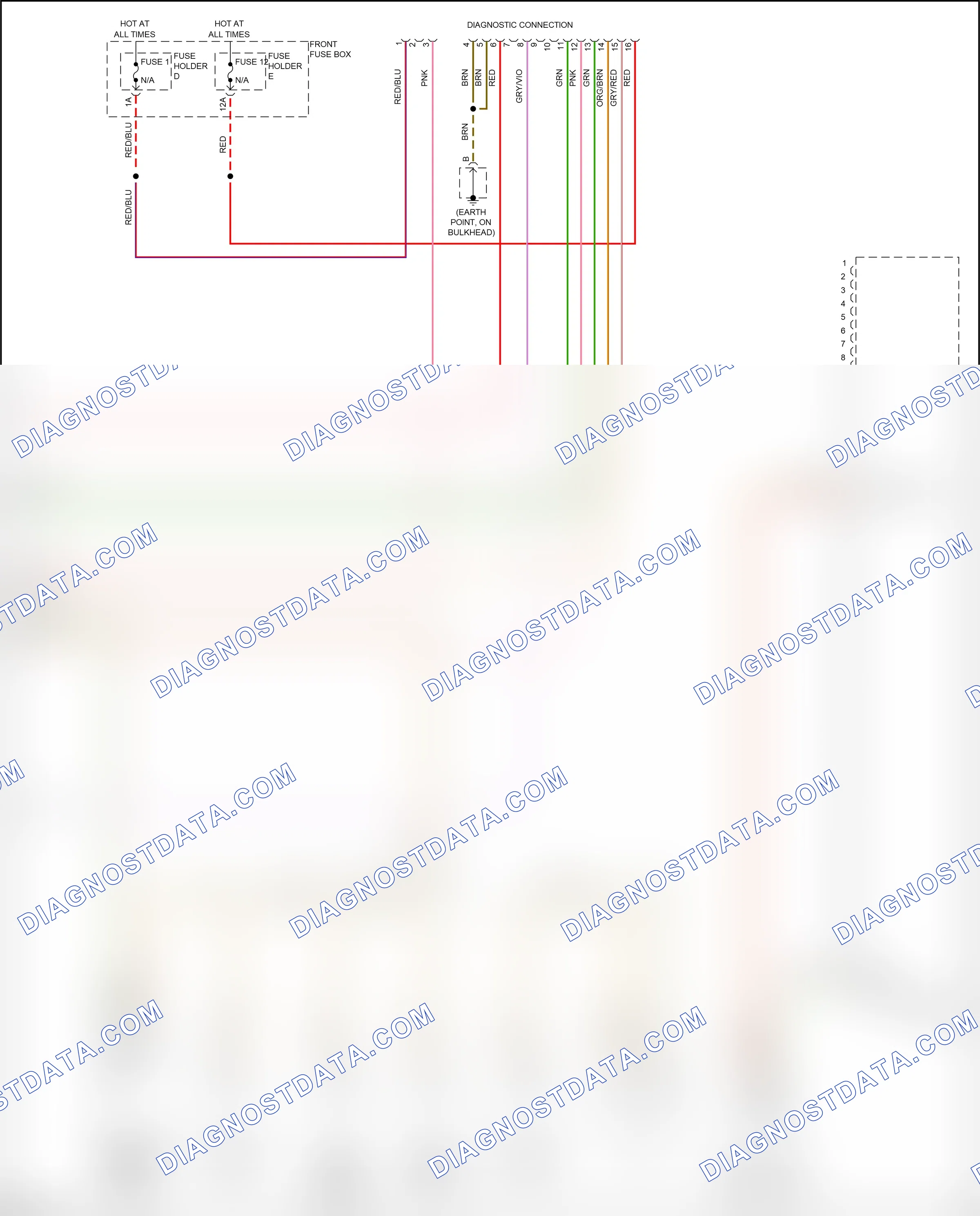 Computer data lines — Computer data lines circuit — Computer data lines circuit (5 of 5). Porsche Cayenne III (2017-2023)