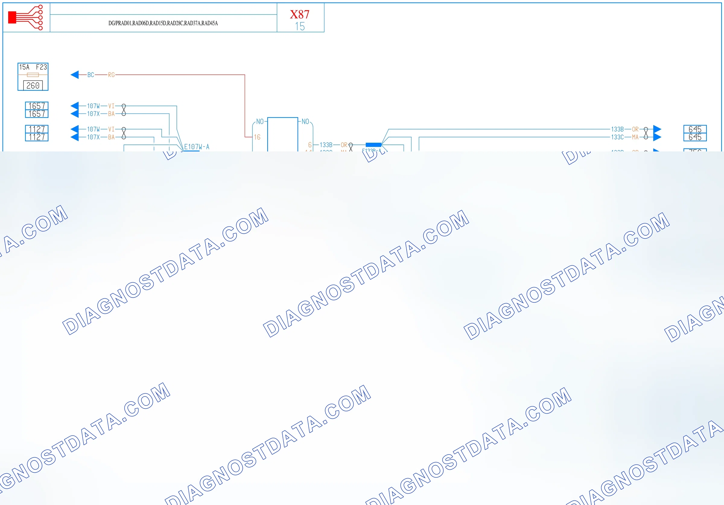 DIAGNOSTICS SOCKET — DG/PRAD01,RAD06D,RAD15D,RAD28C,RAD37A,RAD45A — DG/PRAD01,RAD06D,RAD15D,RAD28C,RAD37A,RAD45A. Renault Captur I (2012-2017)