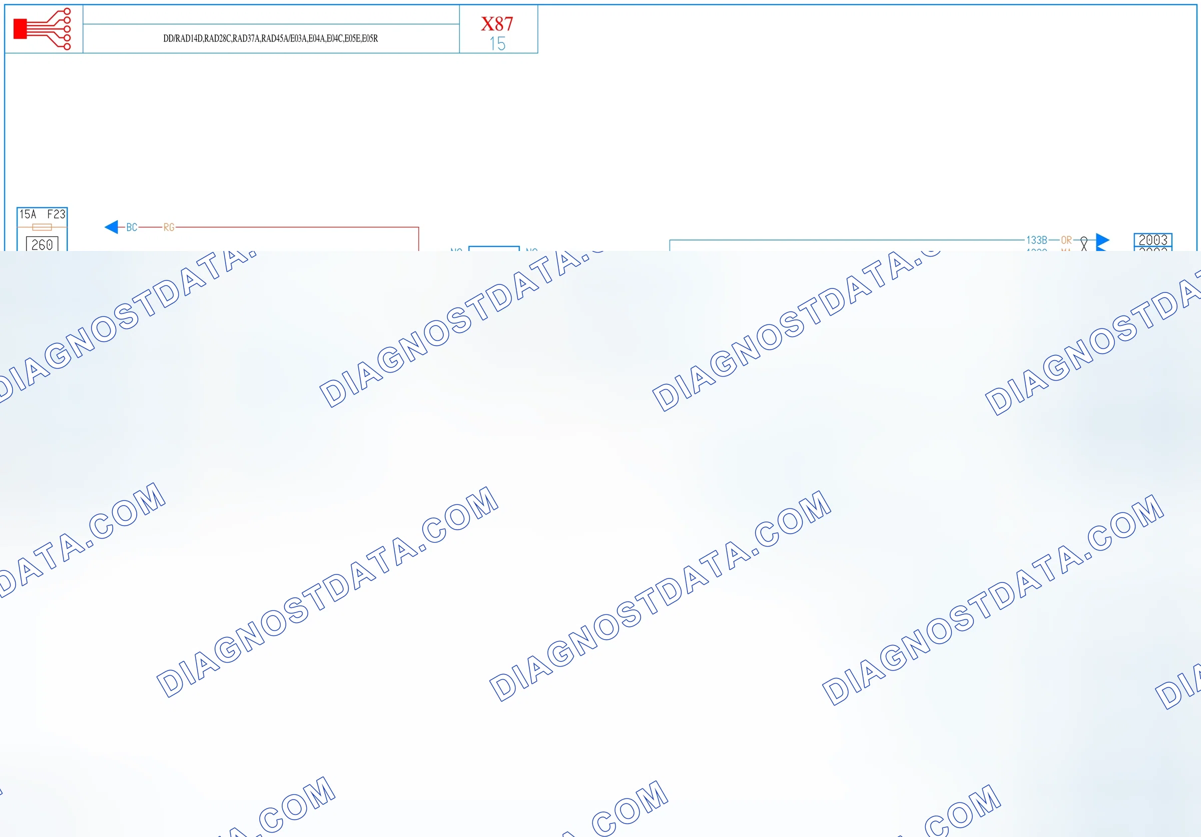 DIAGNOSTICS SOCKET — DD/RAD14D,RAD28C,RAD37A,RAD45A/E03A,E04A,E04C,E05E,E05R — DD/RAD14D,RAD28C,RAD37A,RAD45A/E03A,E04A,E04C,E05E,E05R. Renault Captur I (2012-2017)
