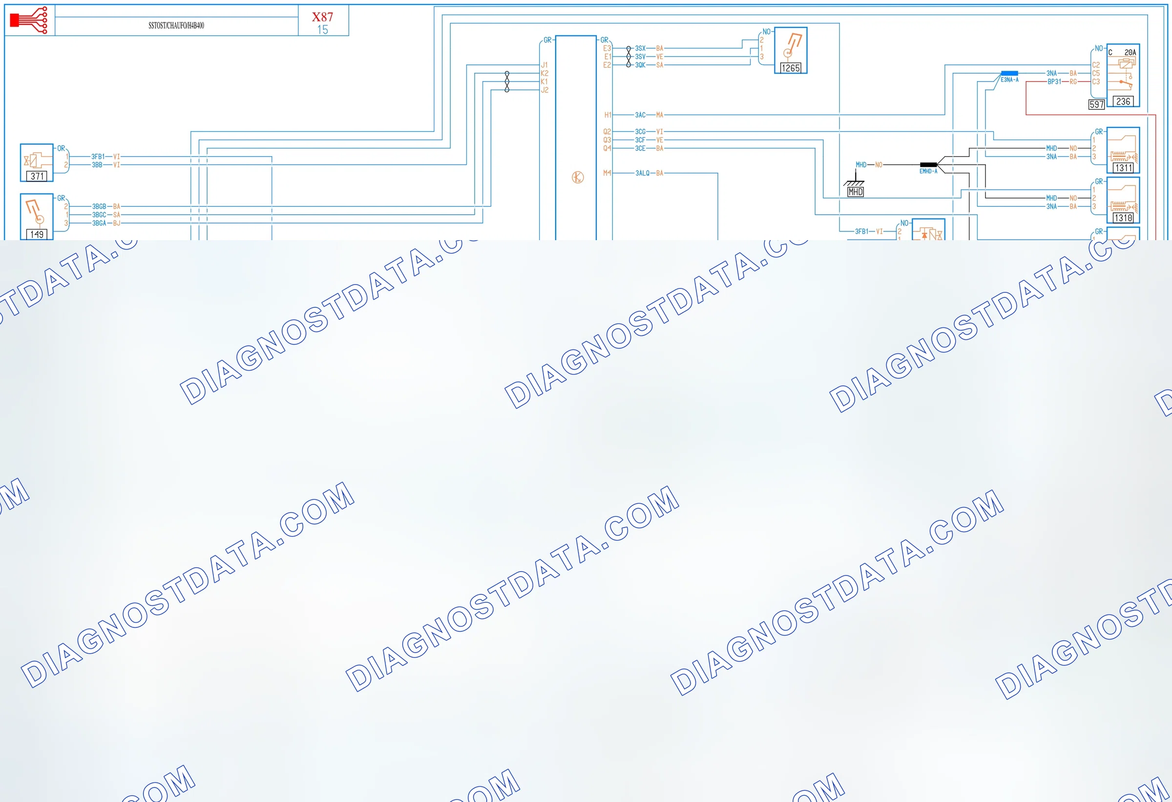 ELECTRONIC INJECTION — SSTOST/CHAUFO/H4B400 — SSTOST/CHAUFO/H4B400. Renault Captur I (2012-2017)