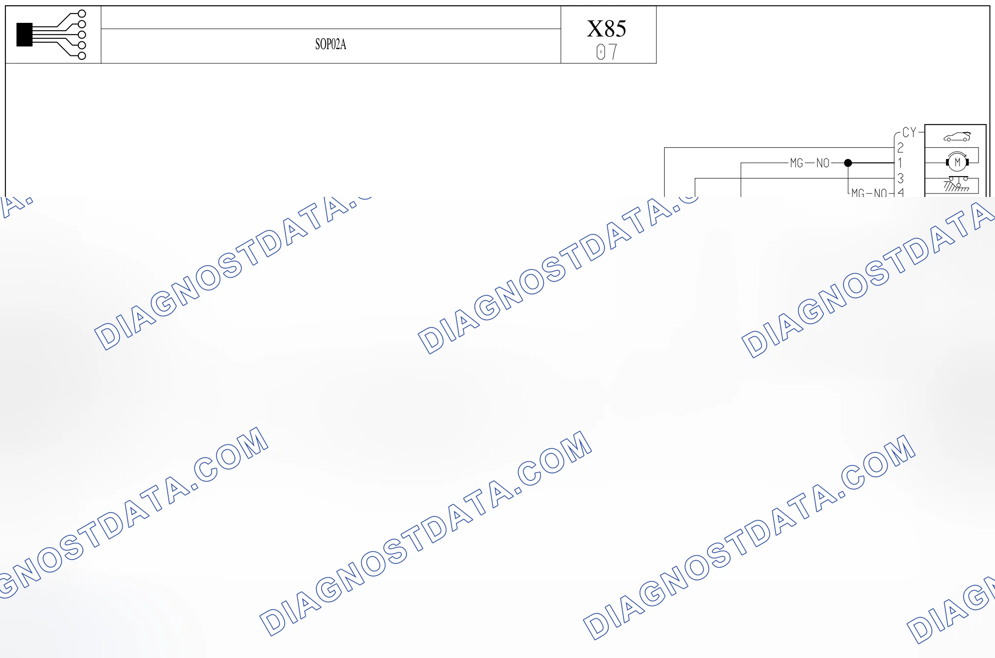 TAILGATE LOCKING — SOP02A — SOP02A. Renault Clio III (2005-2012)