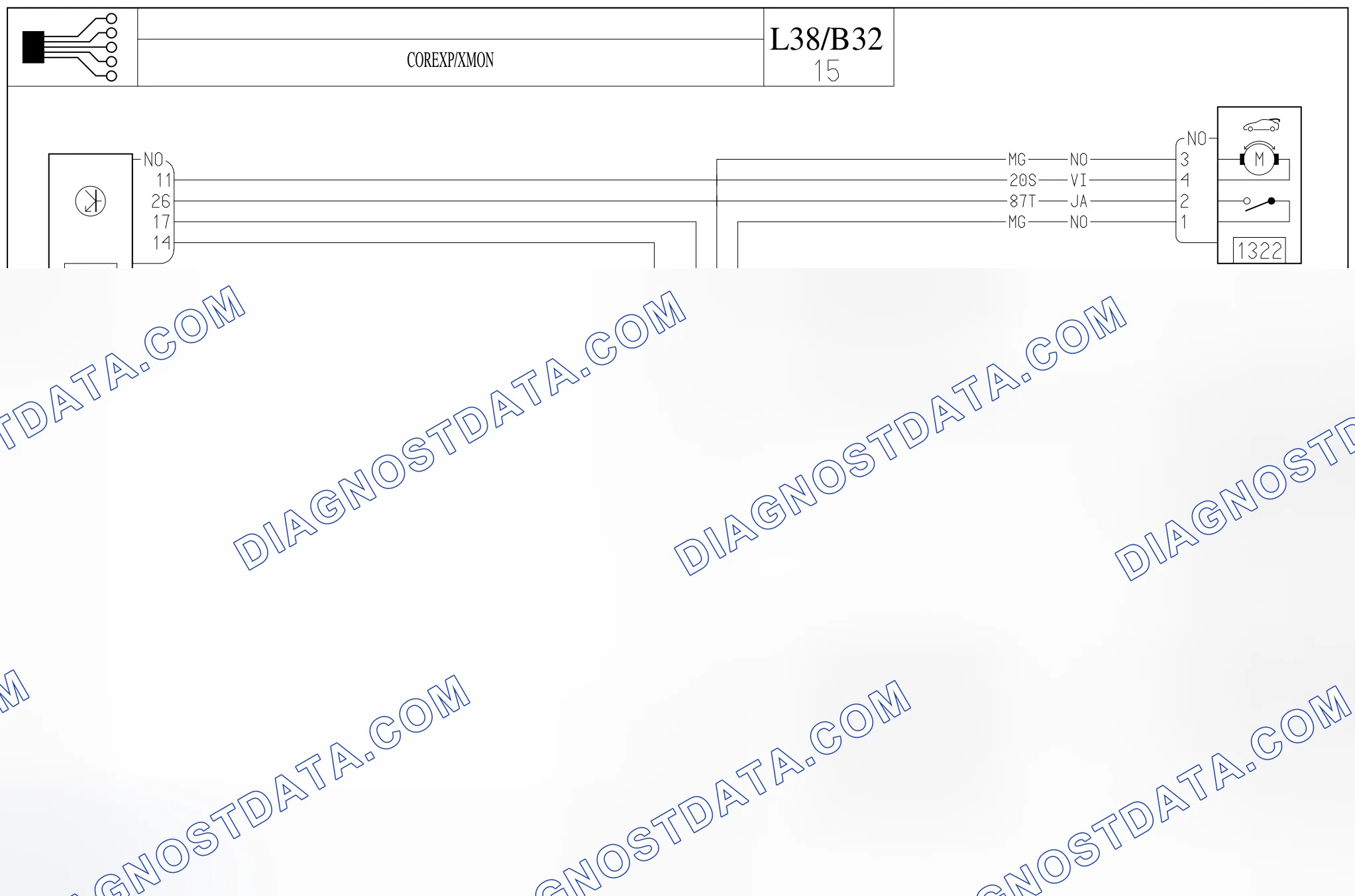 TAILGATE LOCKING — COREXP/XMON — COREXP/XMON. Renault Fluence I (2009-2013)