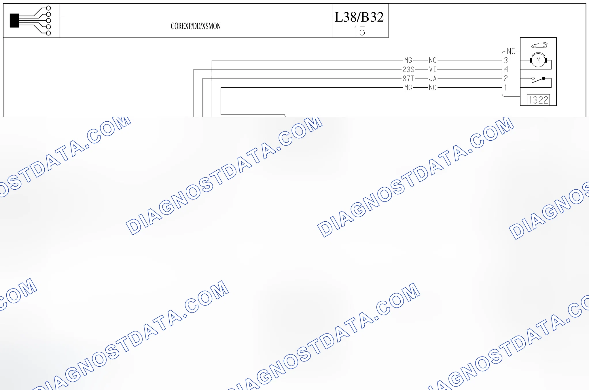 TAILGATE LOCKING — COREXP/DD/XSMON — COREXP/DD/XSMON. Renault Fluence I (2009-2013)