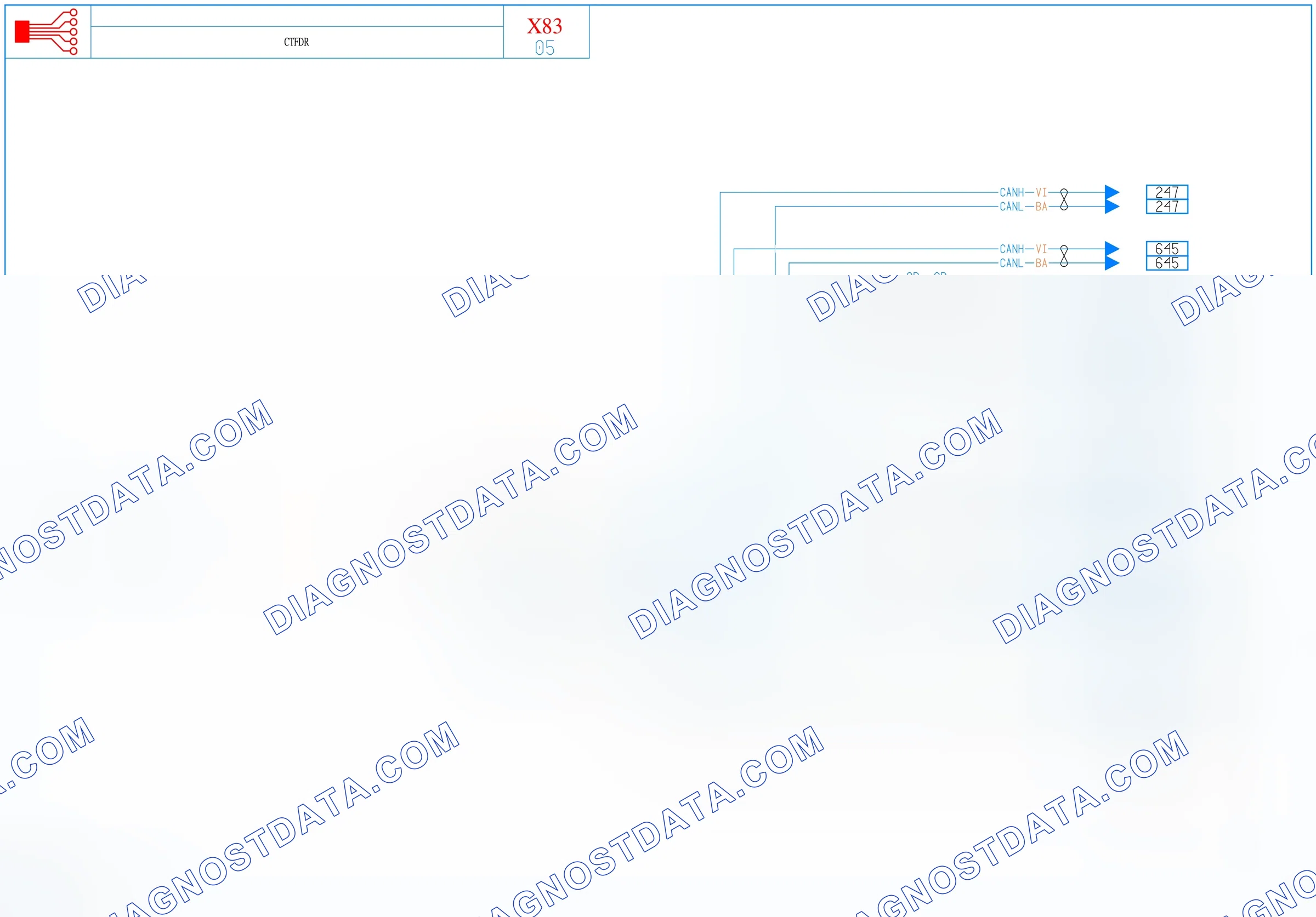 DIAGNOSTICS SOCKET — CTFDR — CTFDR. Renault Trafic II (2001-2014)