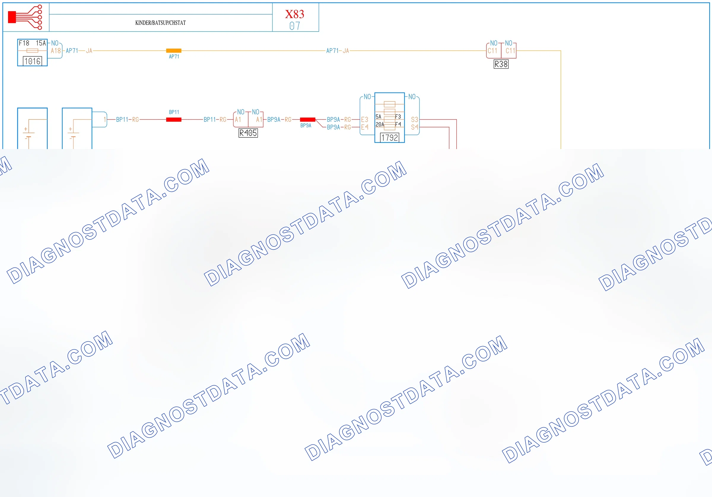 SPECIAL FEATURES FUNCTION SECTION 2 — KINDER/BATSUP/CHSTAT — KINDER/BATSUP/CHSTAT. Renault Trafic II рестайлинг (2006-2014)