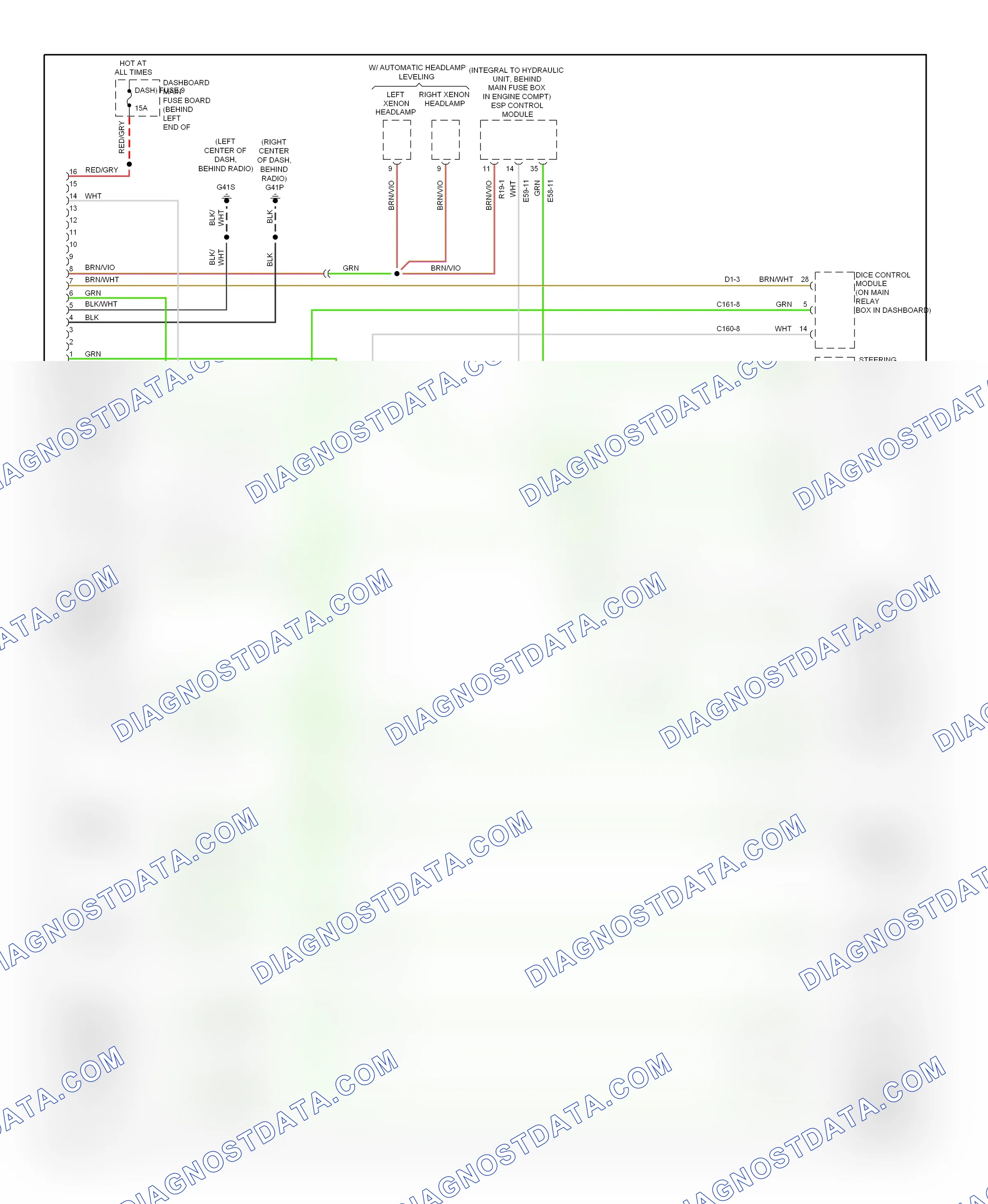 Computer data lines — Computer data lines circuit — Computer data lines circuit. Saab 9-5 I facelift 2 (2005-2010)
