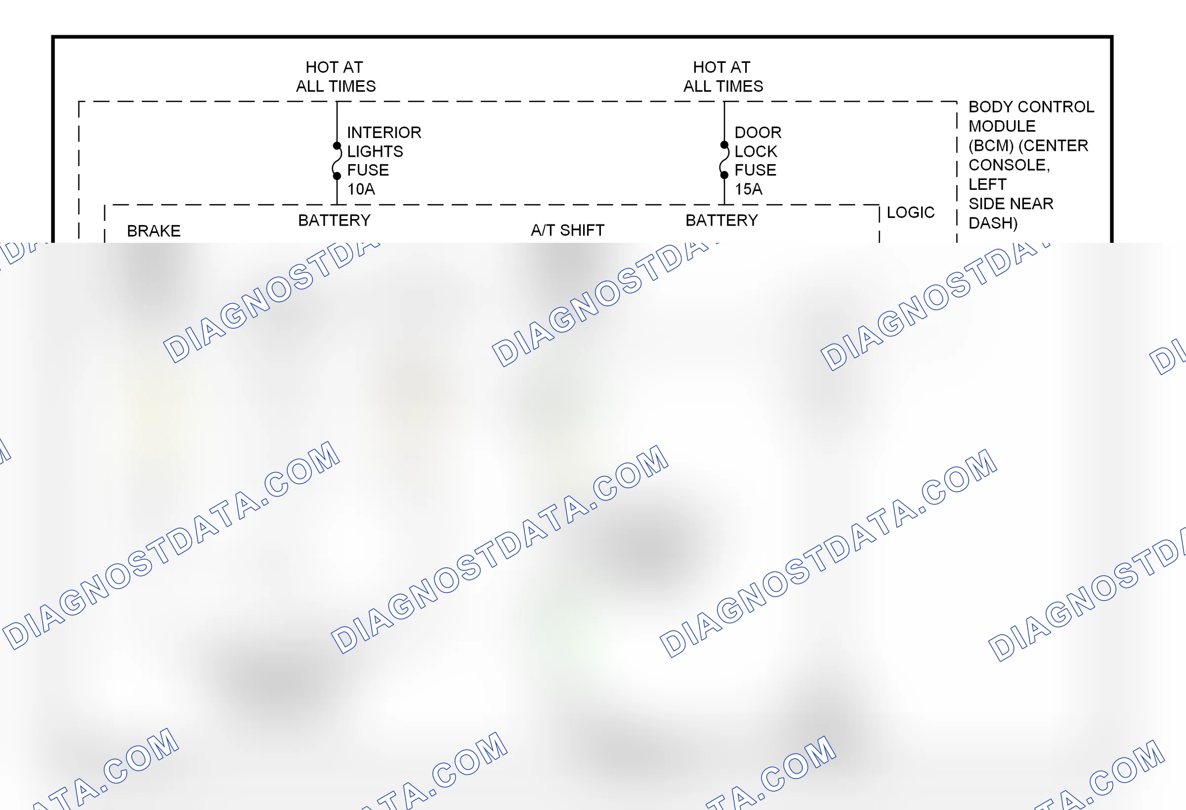 Shift interlock — Shift interlock circuit — Shift interlock circuit. Saturn Aura I (2006-2010)