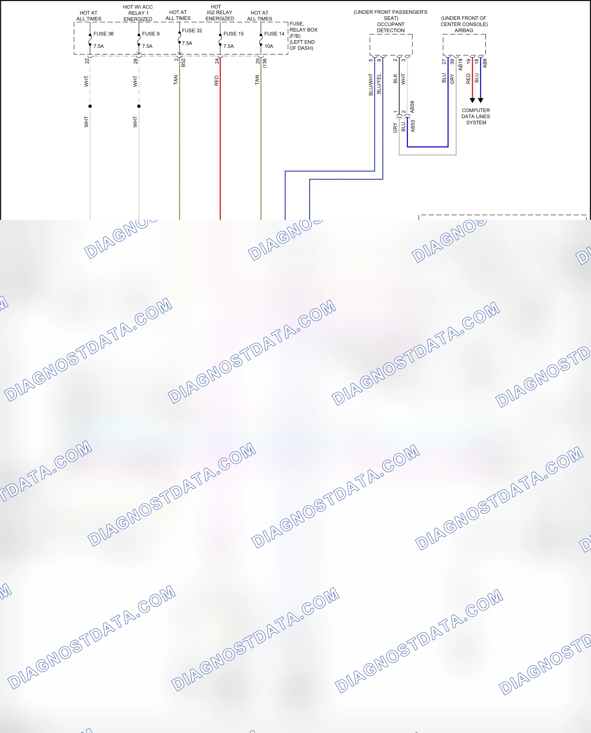 Warning systems — Chime circuit — Chime circuit. Subaru Ascent I (2017-2022)