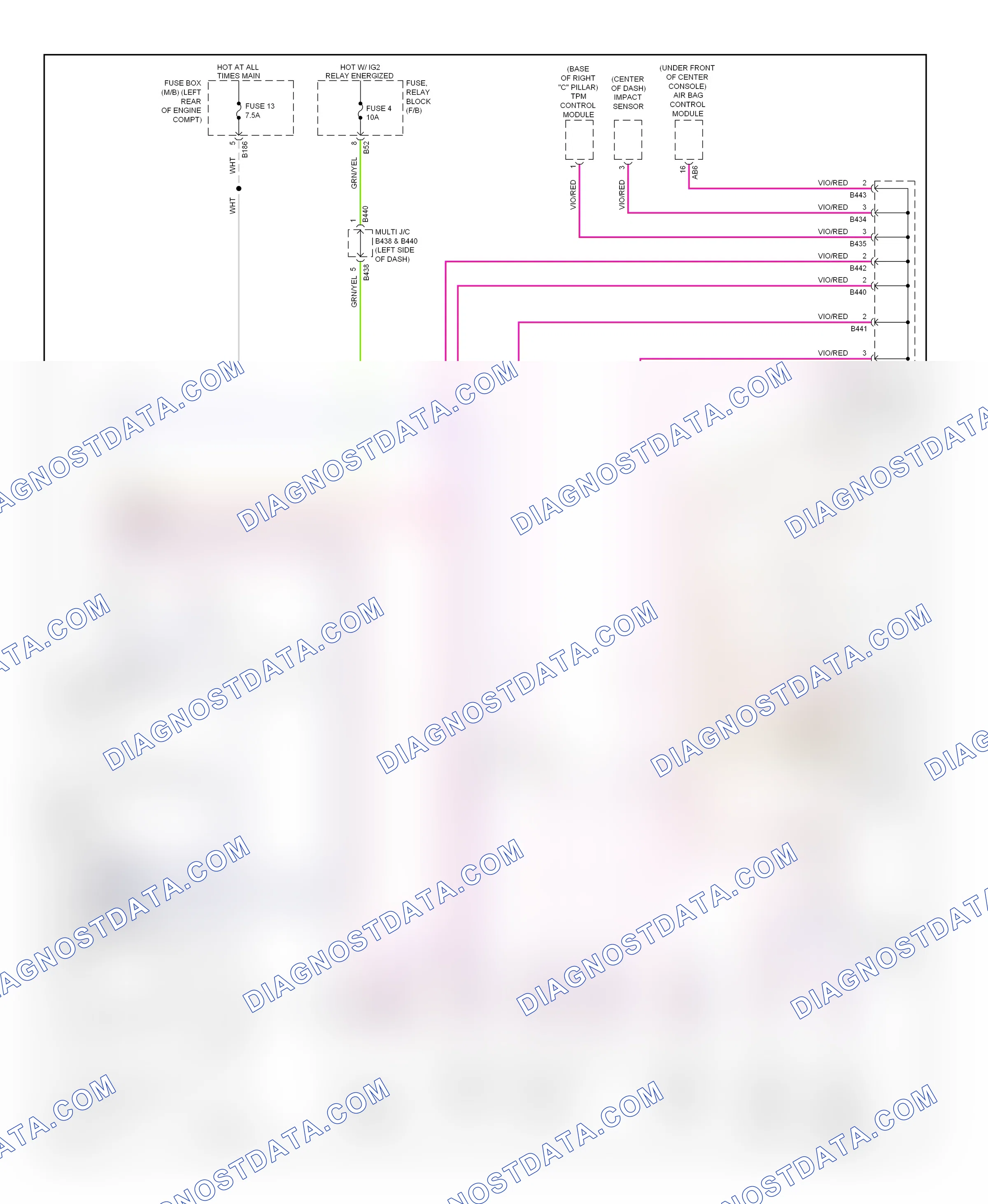 Computer data lines — Computer data lines circuit — Computer data lines circuit. Subaru Impreza GH (2007-2011)