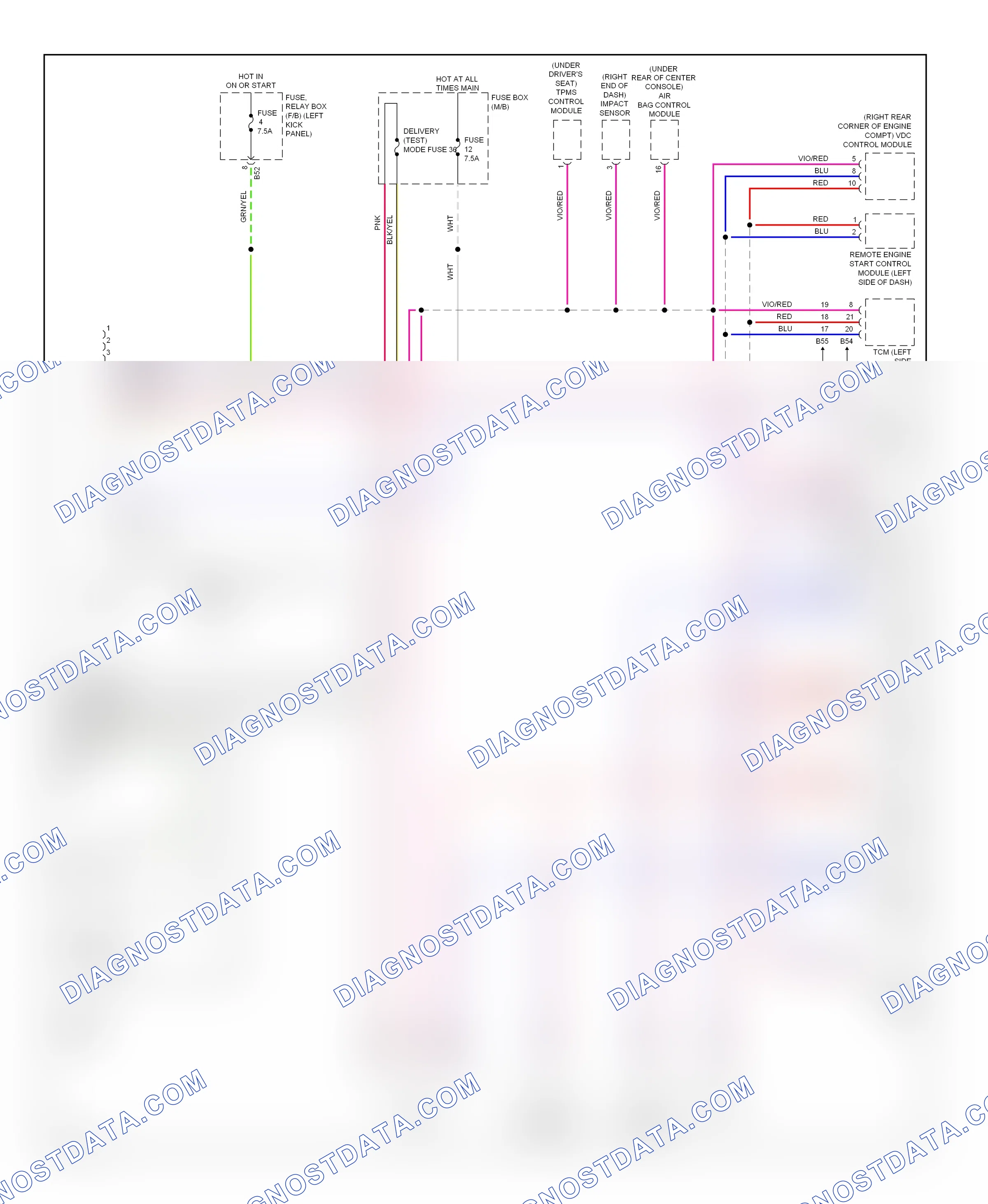 Computer data lines — Computer data lines circuit — Computer data lines circuit. Subaru Legacy BM/BR (2009-2012)