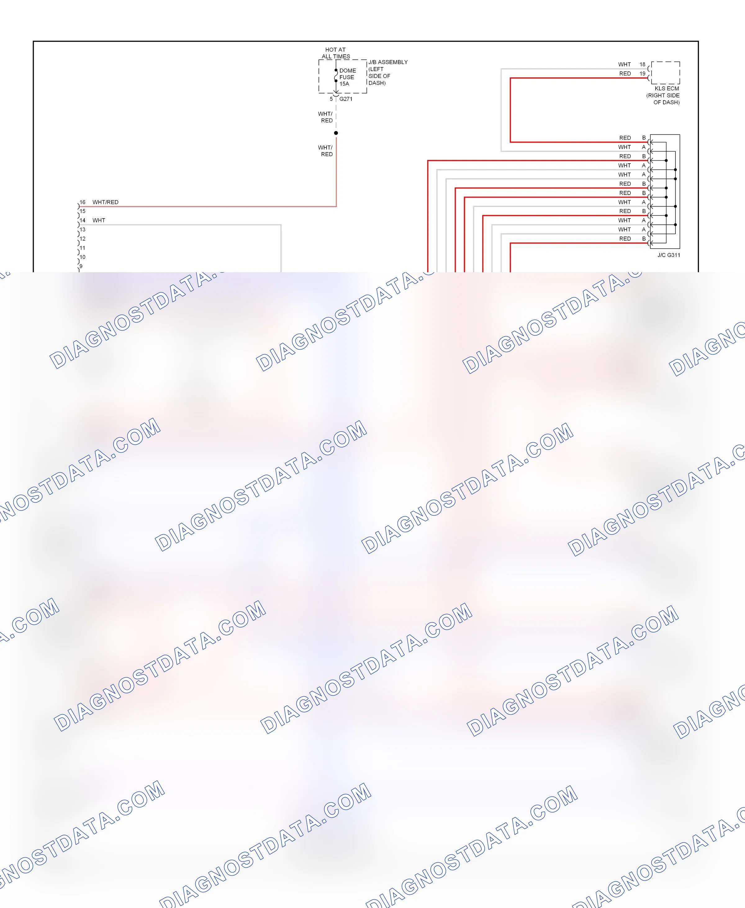 Computer data lines — Computer data lines circuit — Computer data lines circuit. Suzuki SX4 I (2006-2009)
