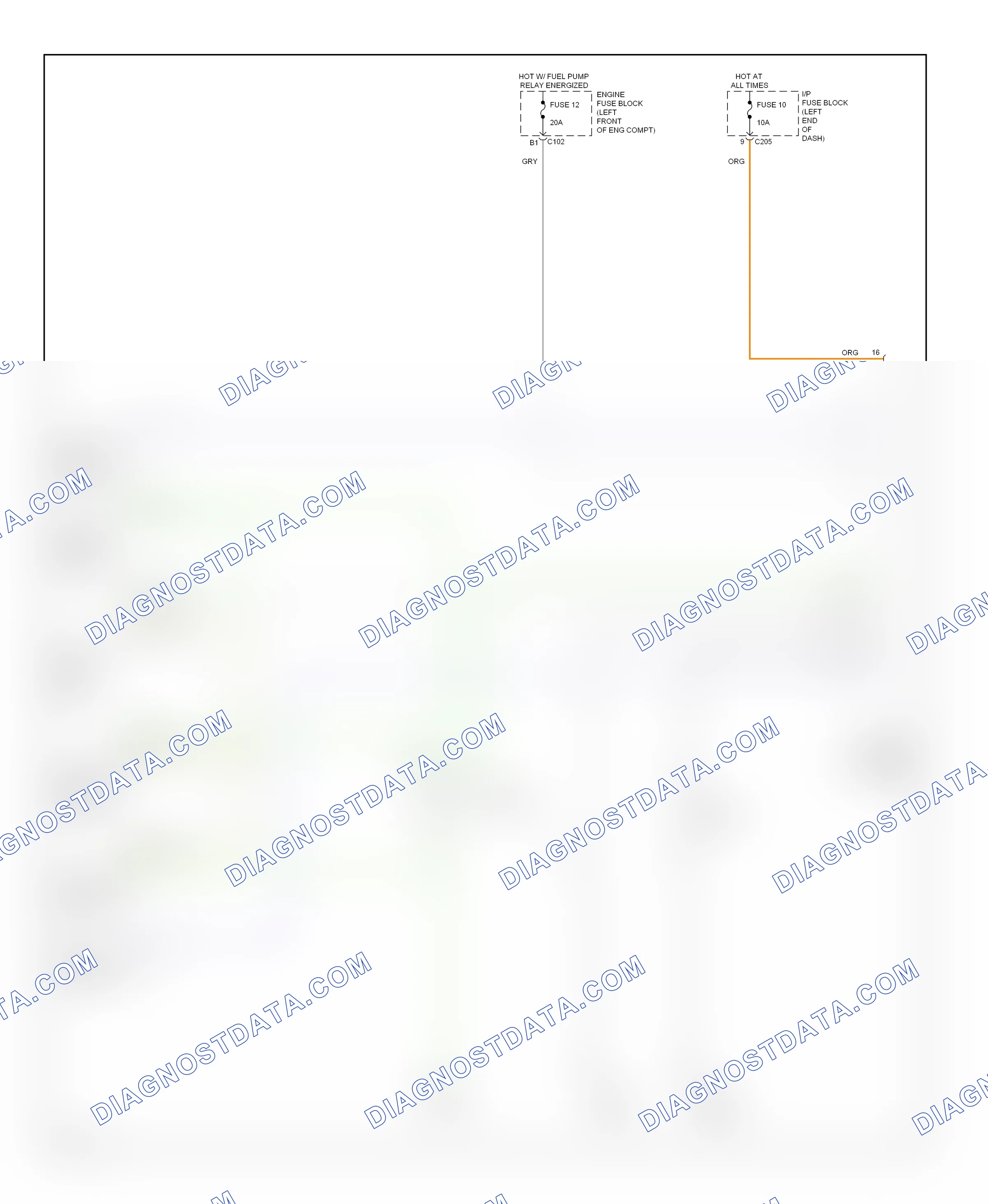 Computer data lines — Computer data lines circuit — Computer data lines circuit. Suzuki Verona I (2003-2006)