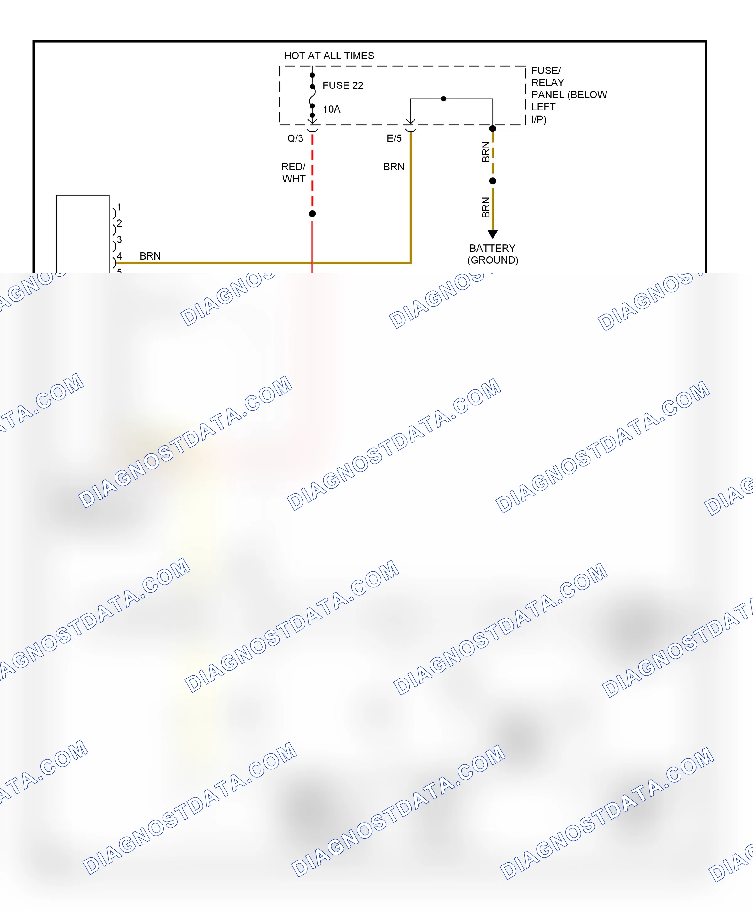 Computer data lines — Computer data lines circuit — Computer data lines circuit. Volkswagen Passat B4 (1993-1997)