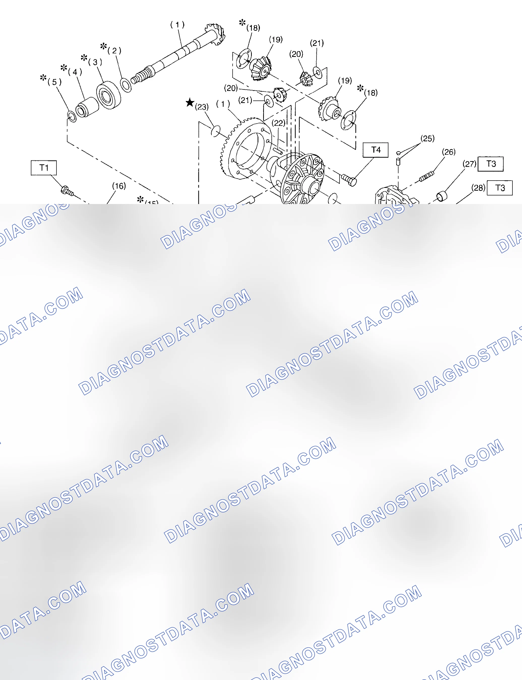 Scheme 104: Identifying Rear Differential Assembly Without LSD