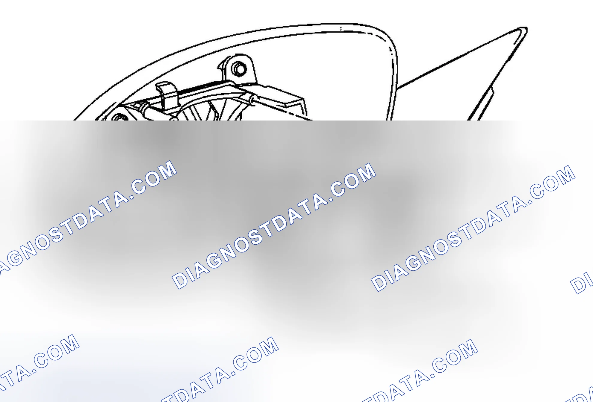 Scheme 8: Outside Rearview Mirror Motor Replacement