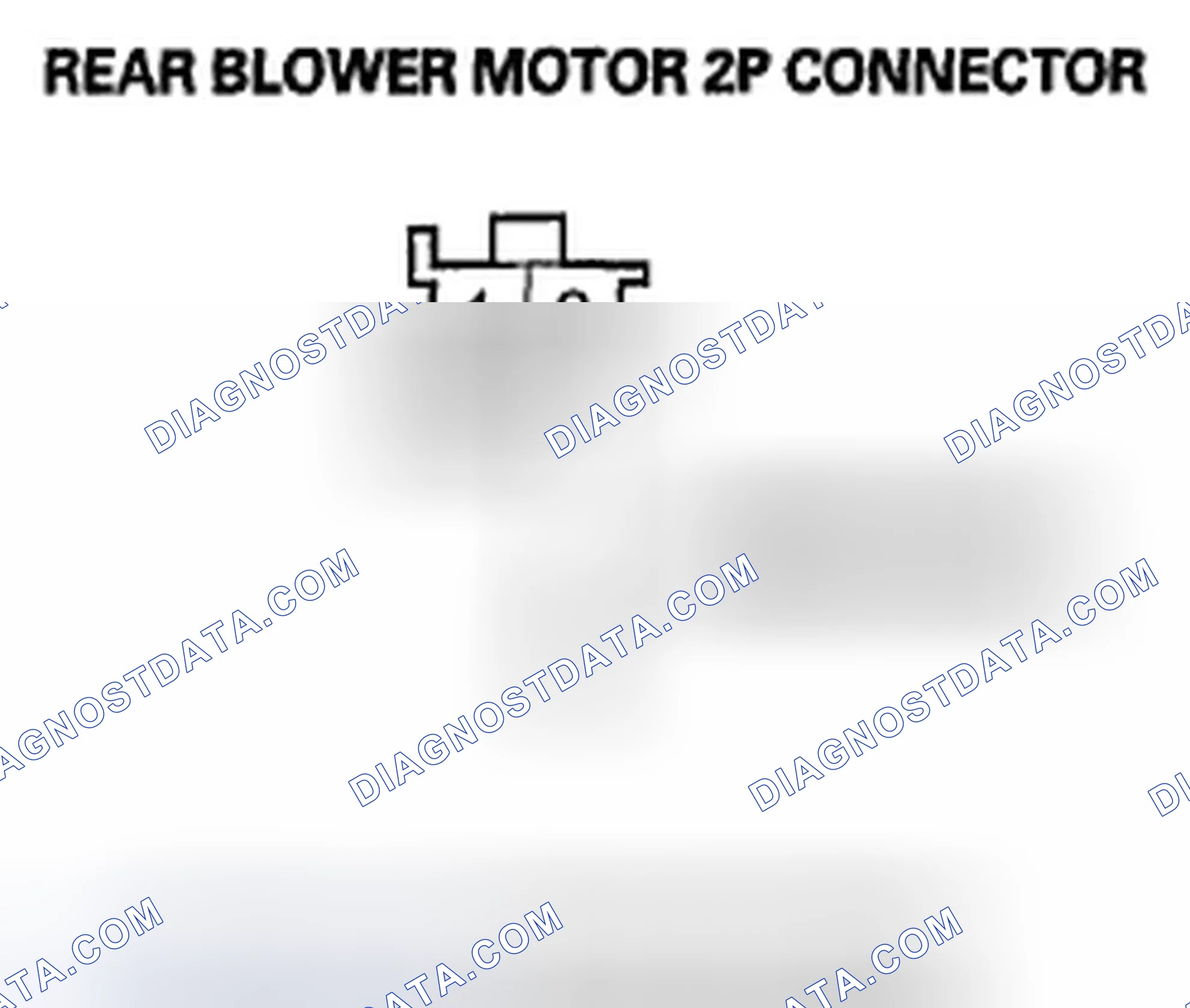 Scheme 42: DTC B1223 or DTC indicator M: A Problem In the Rear Blower Motor Circuit