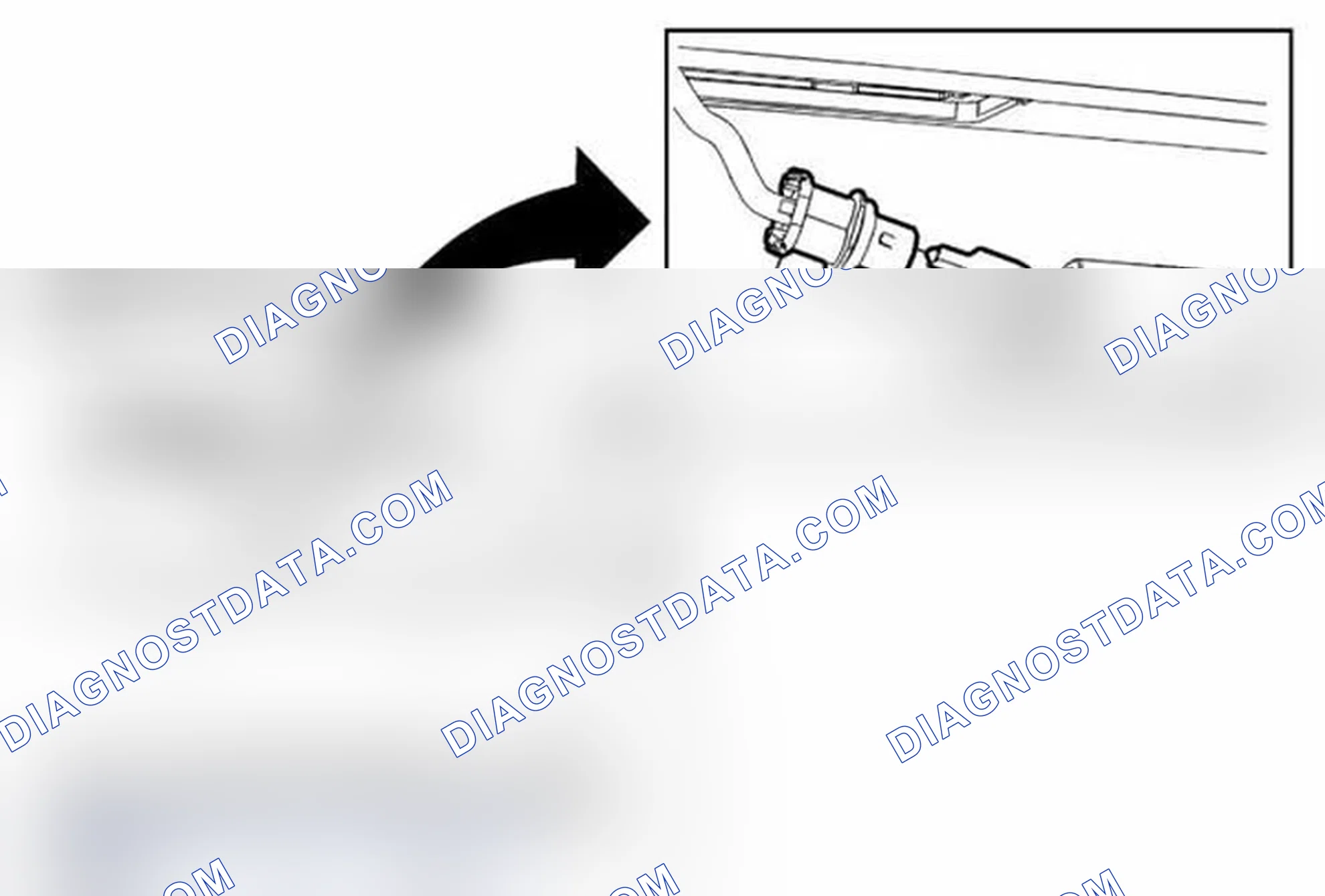 Scheme 33: Rear License Plate Lamp Bulb Replacement (Sedan)