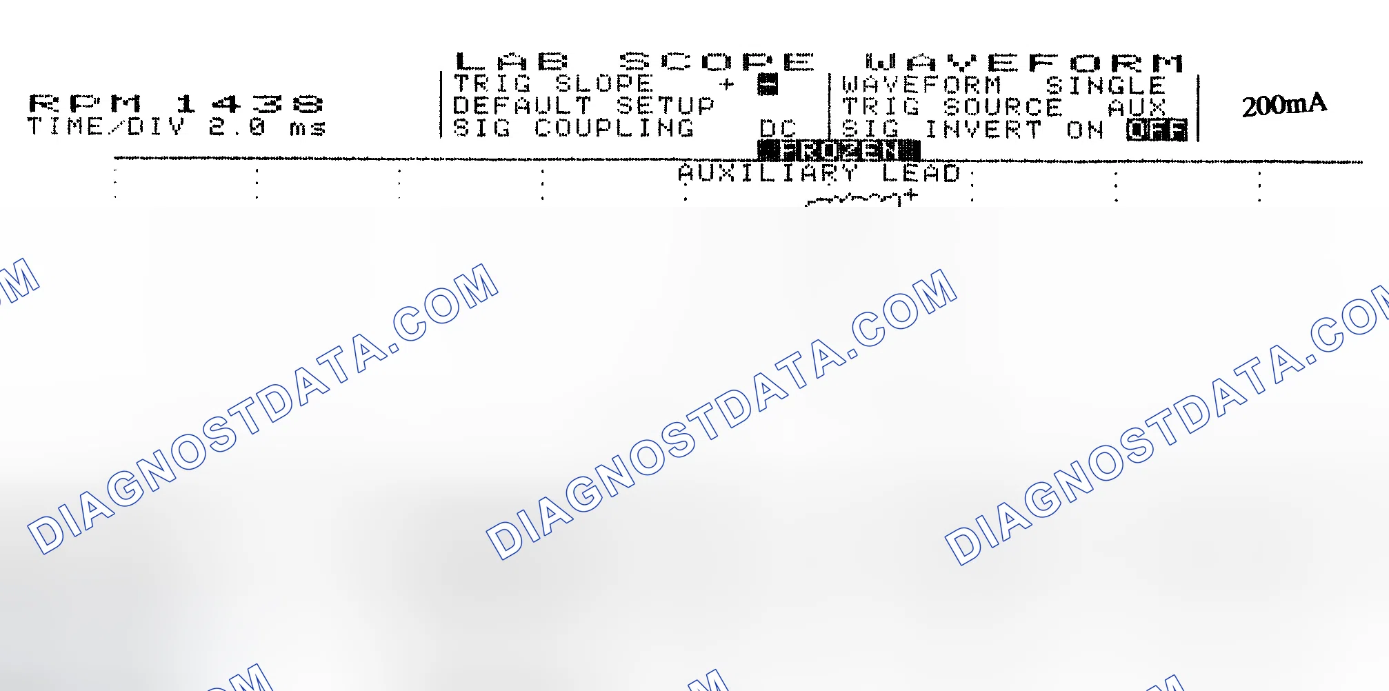 Scheme 15: Single Injector w/Normal Current Flow - Current Pattern