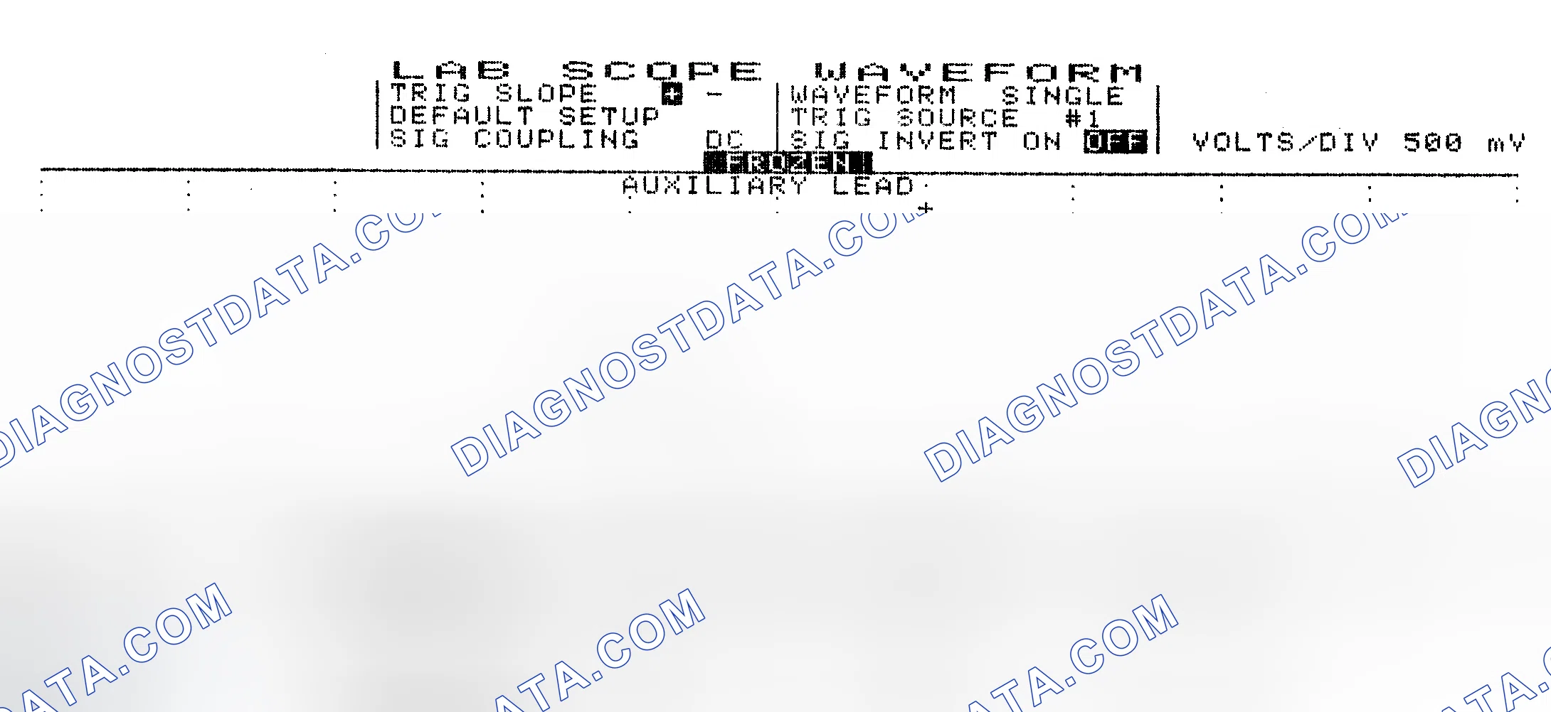 Scheme 10: Single Injector w/Excessive Current Flow - Current Pattern