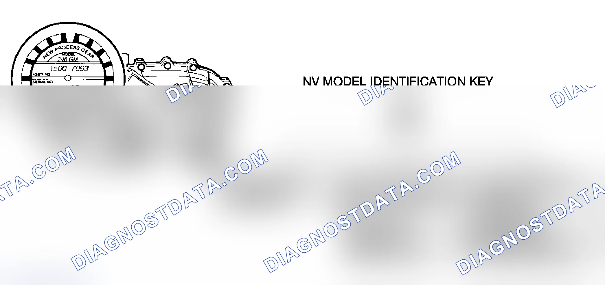Scheme 19: Transfer Case Identification (New Venture Gear)