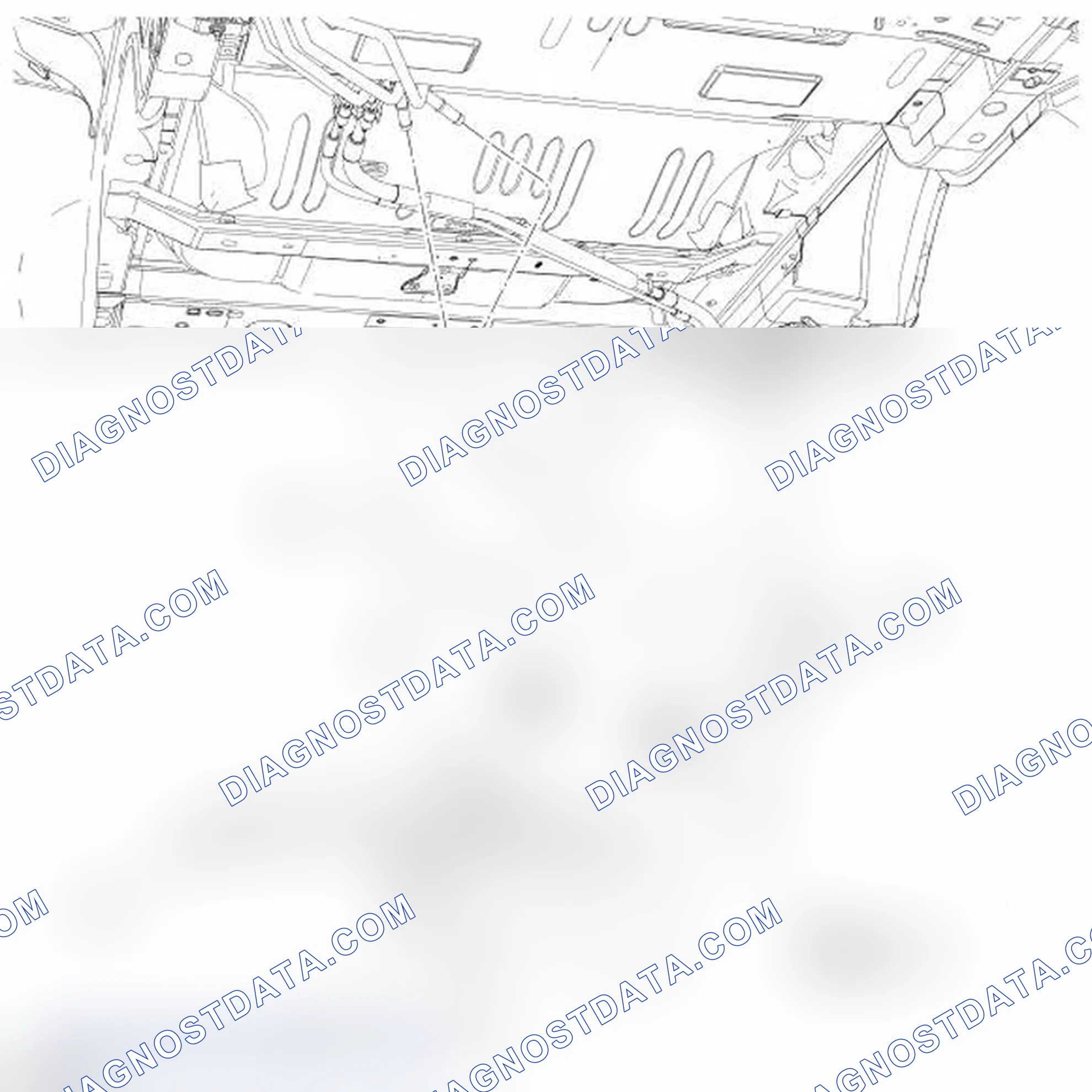 Scheme 217: Auxiliary Heater Outlet and Inlet Line - Rear