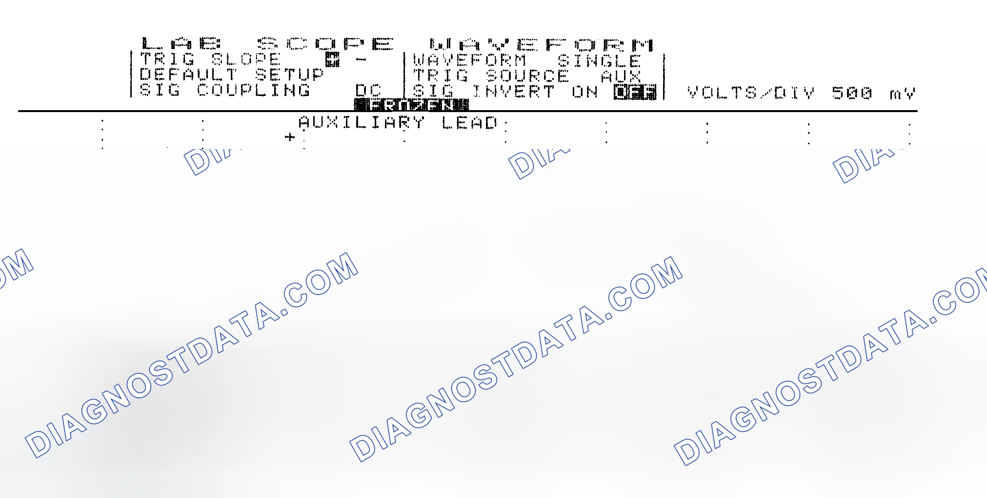 Scheme 14: Single Injector w/Excessive Current Flow - Current Pattern