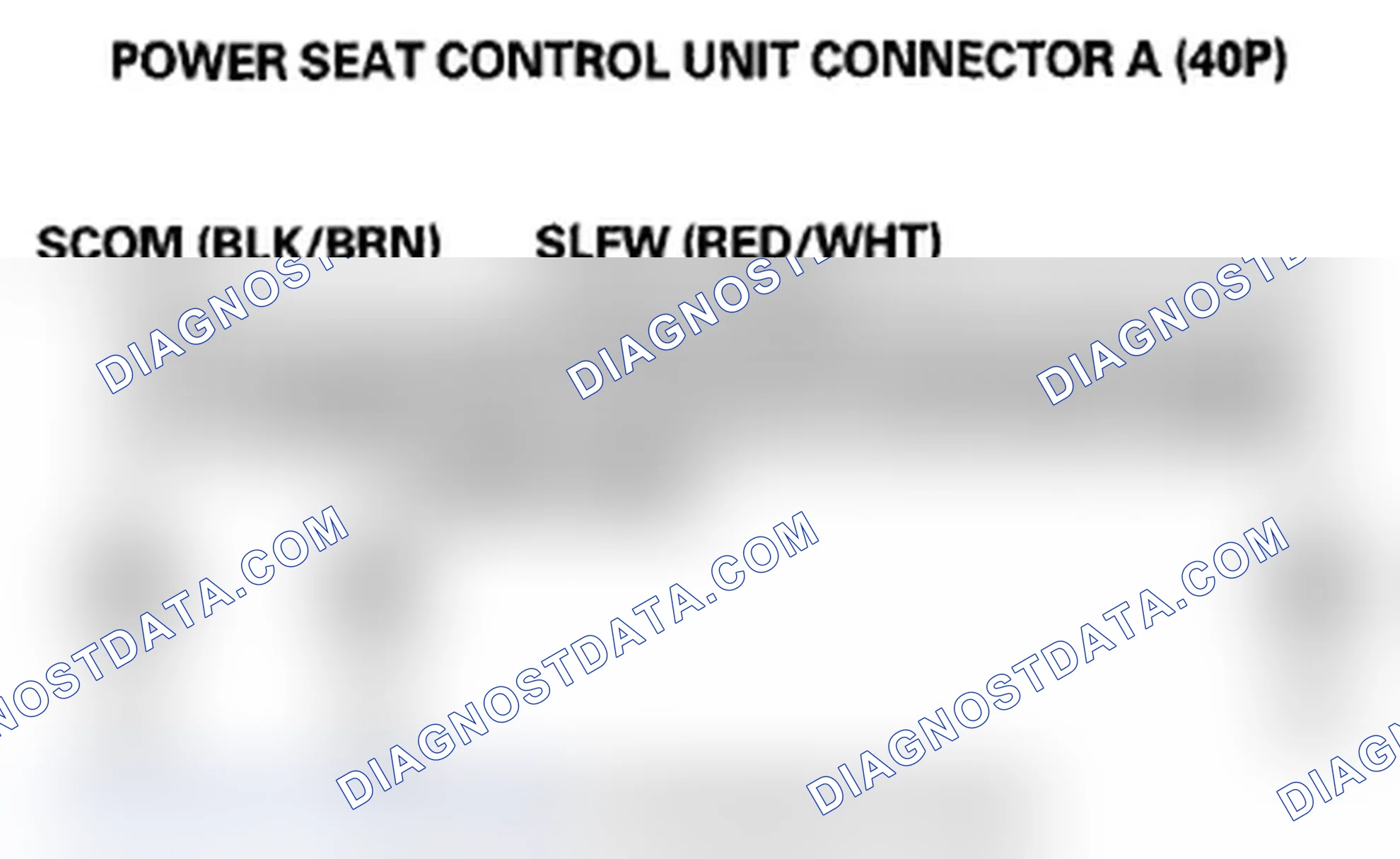 Scheme 383: DTC B1844: Power Seat Slide Switch Circuit Malfunction