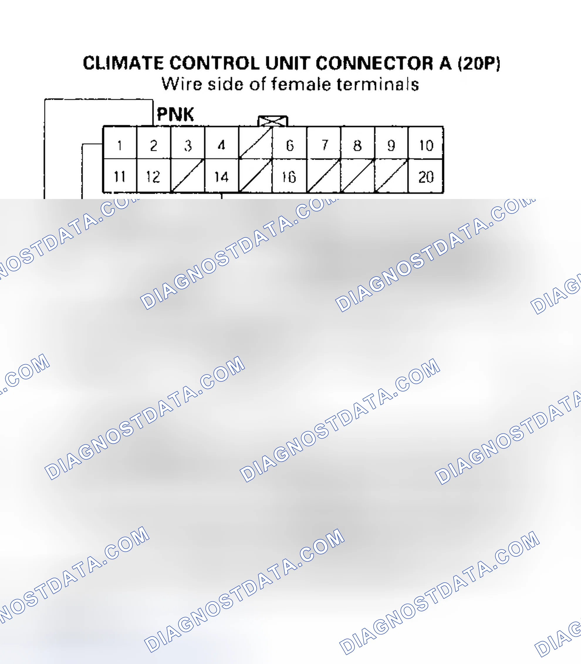 Scheme 69: DTC 4: An Open In The Rear Air Mix Control Motor Circuit