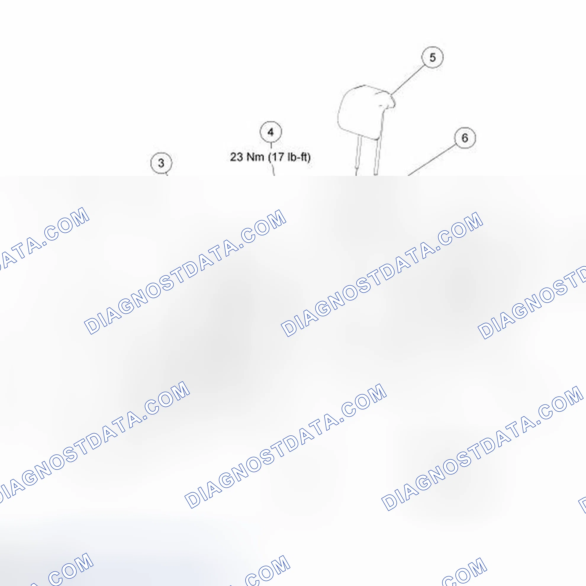 Scheme 146: Seat - Exploded View, Second Row, Taurus X