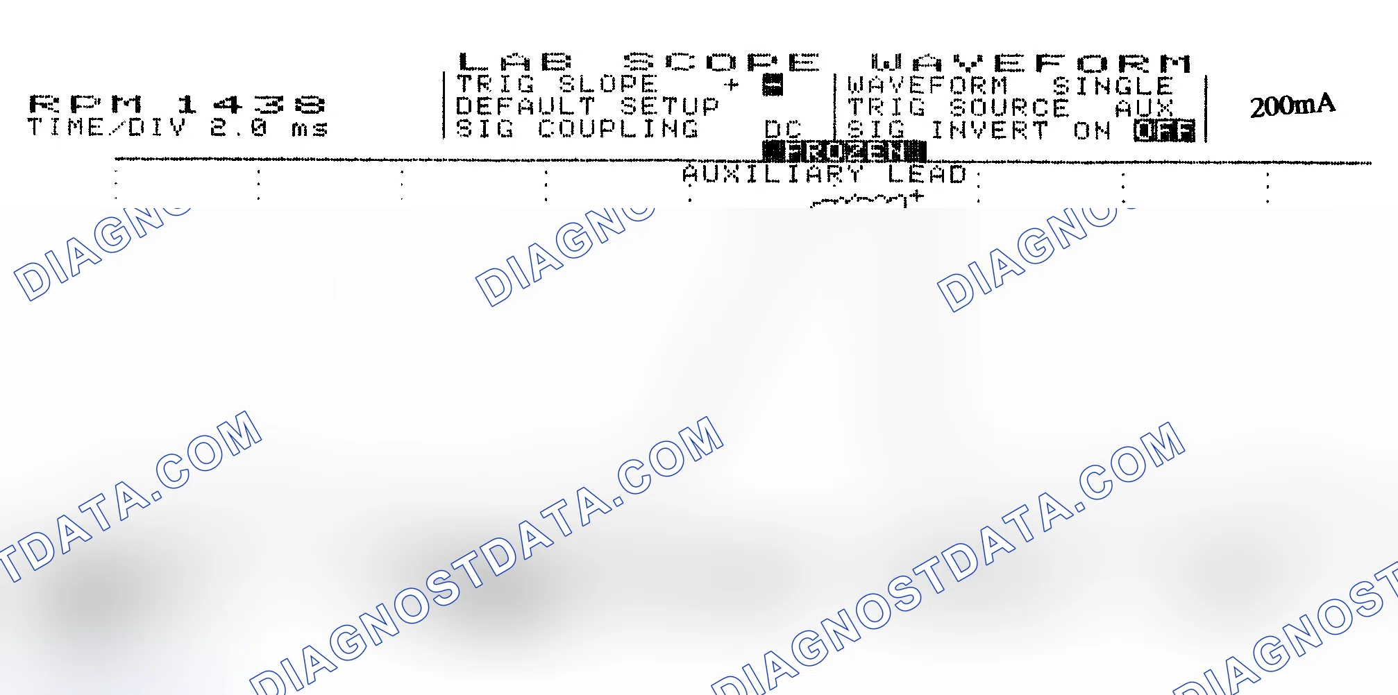 Scheme 15: Single Injector w/Normal Current Flow - Current Pattern