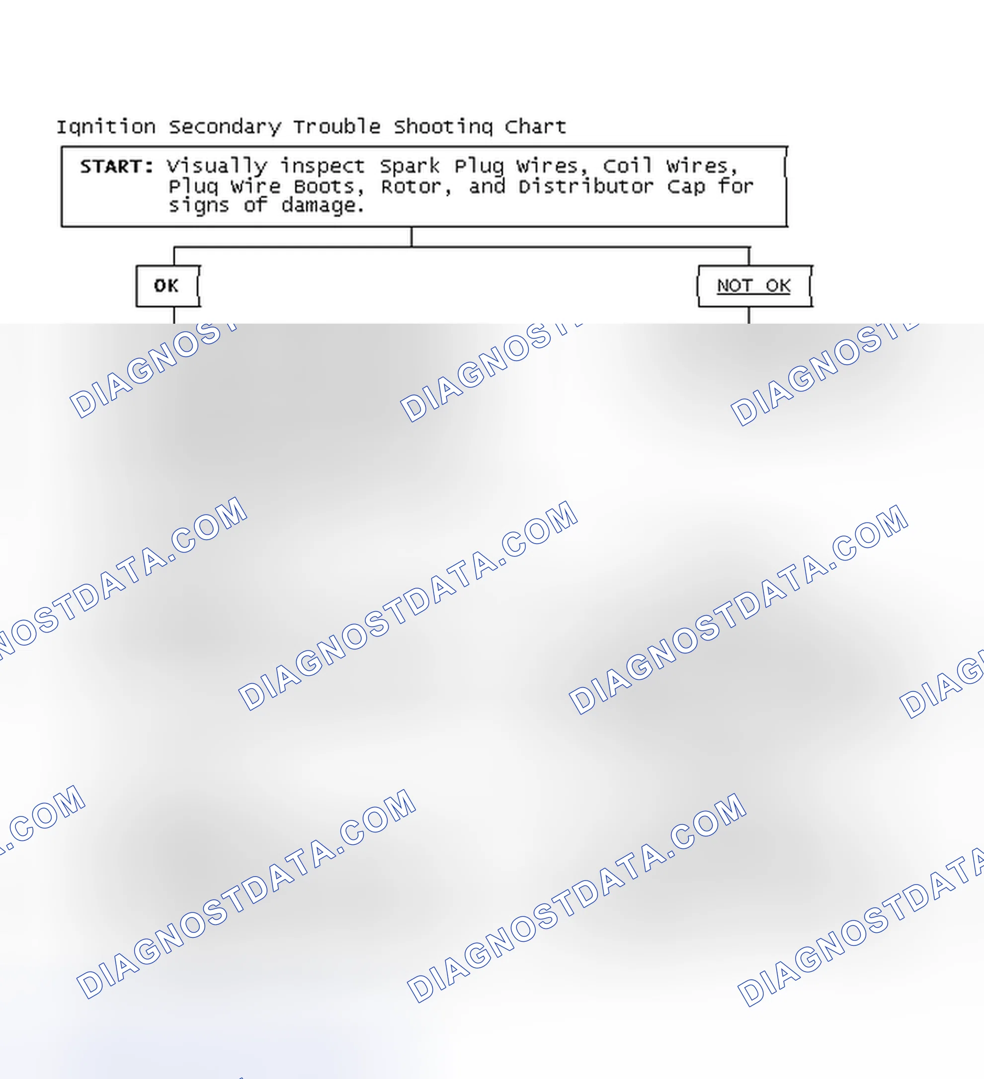 Scheme 1: Ignition Secondary Trouble Shooting Chart